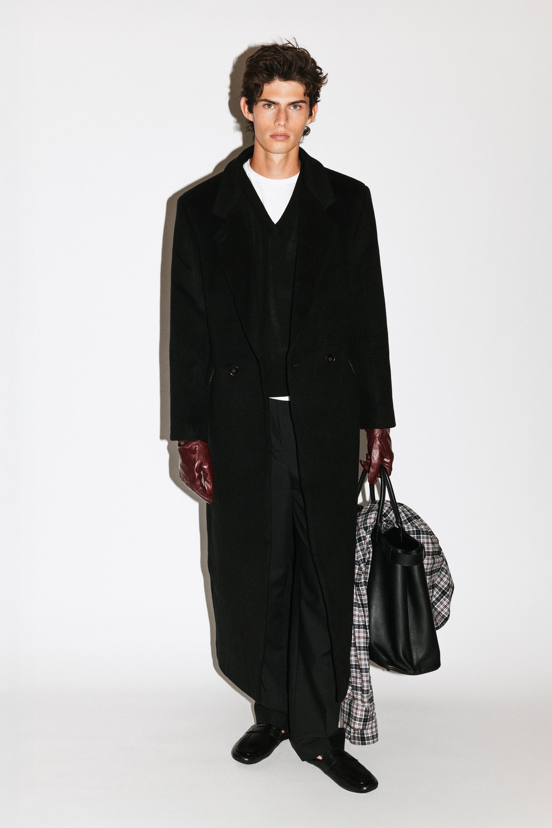 Manhattan Oversized Overcoat | Black