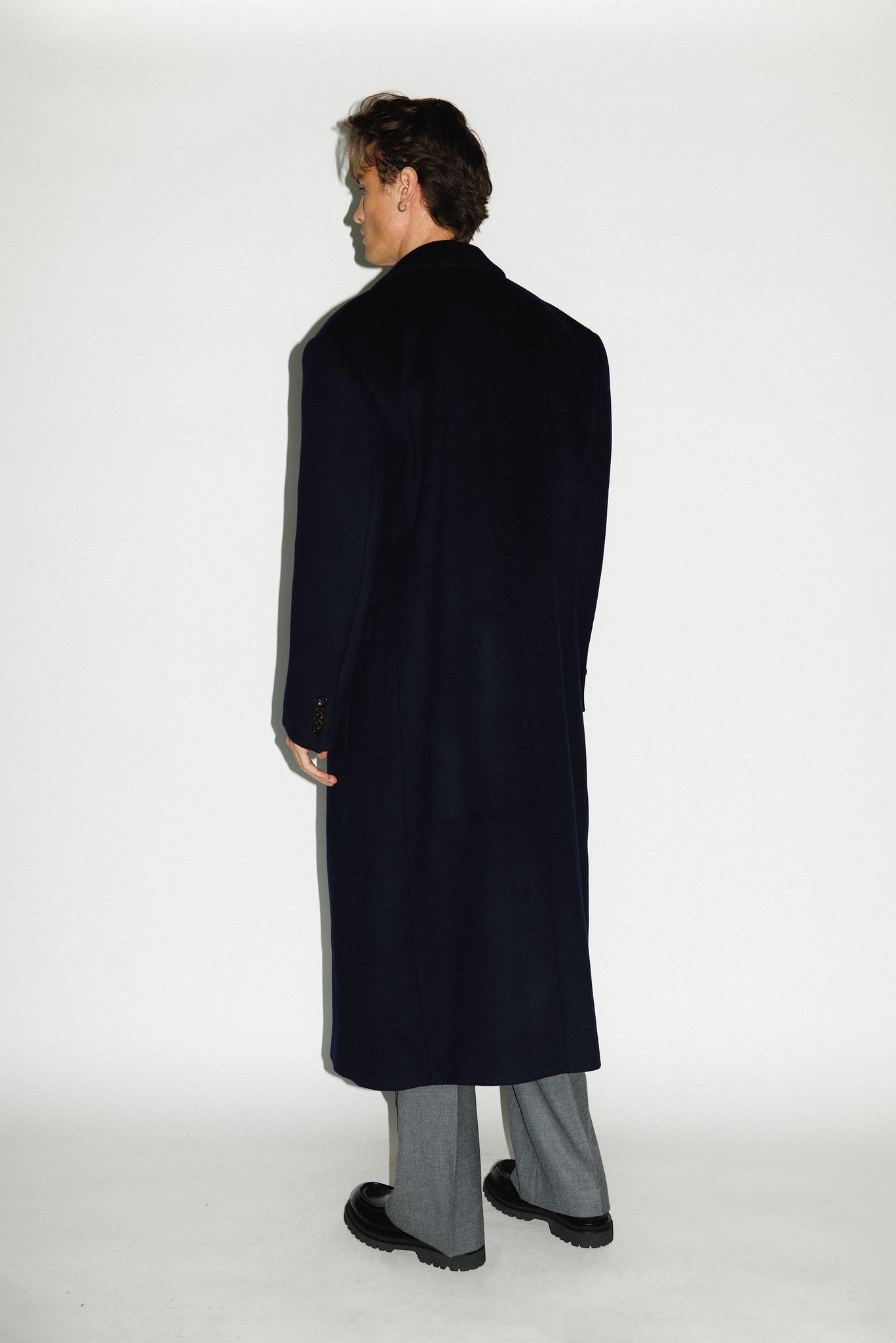 Manhattan Oversized Overcoat  |  Navy