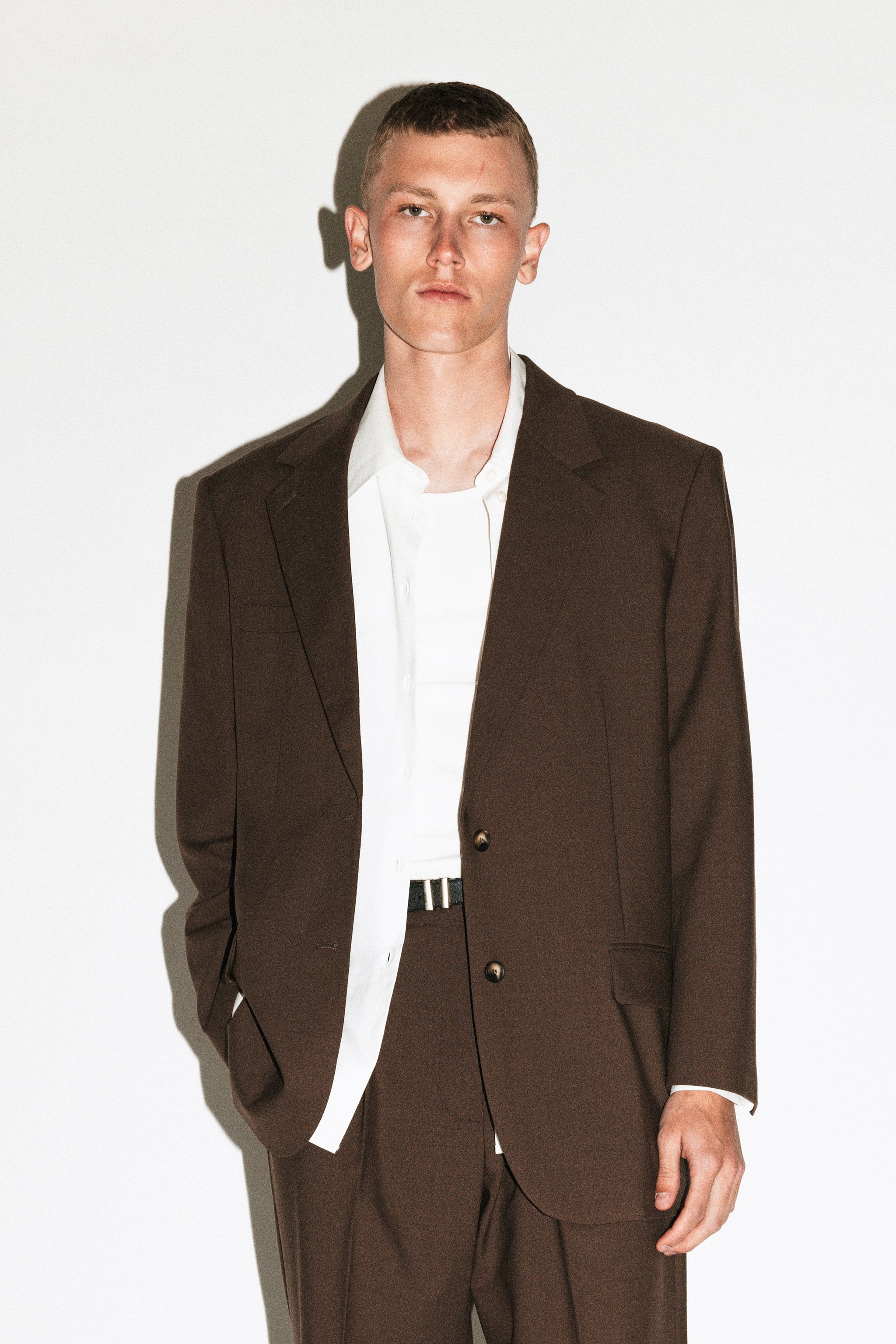 Paramount Oversized Blazer | Chocolate Brown – California Arts