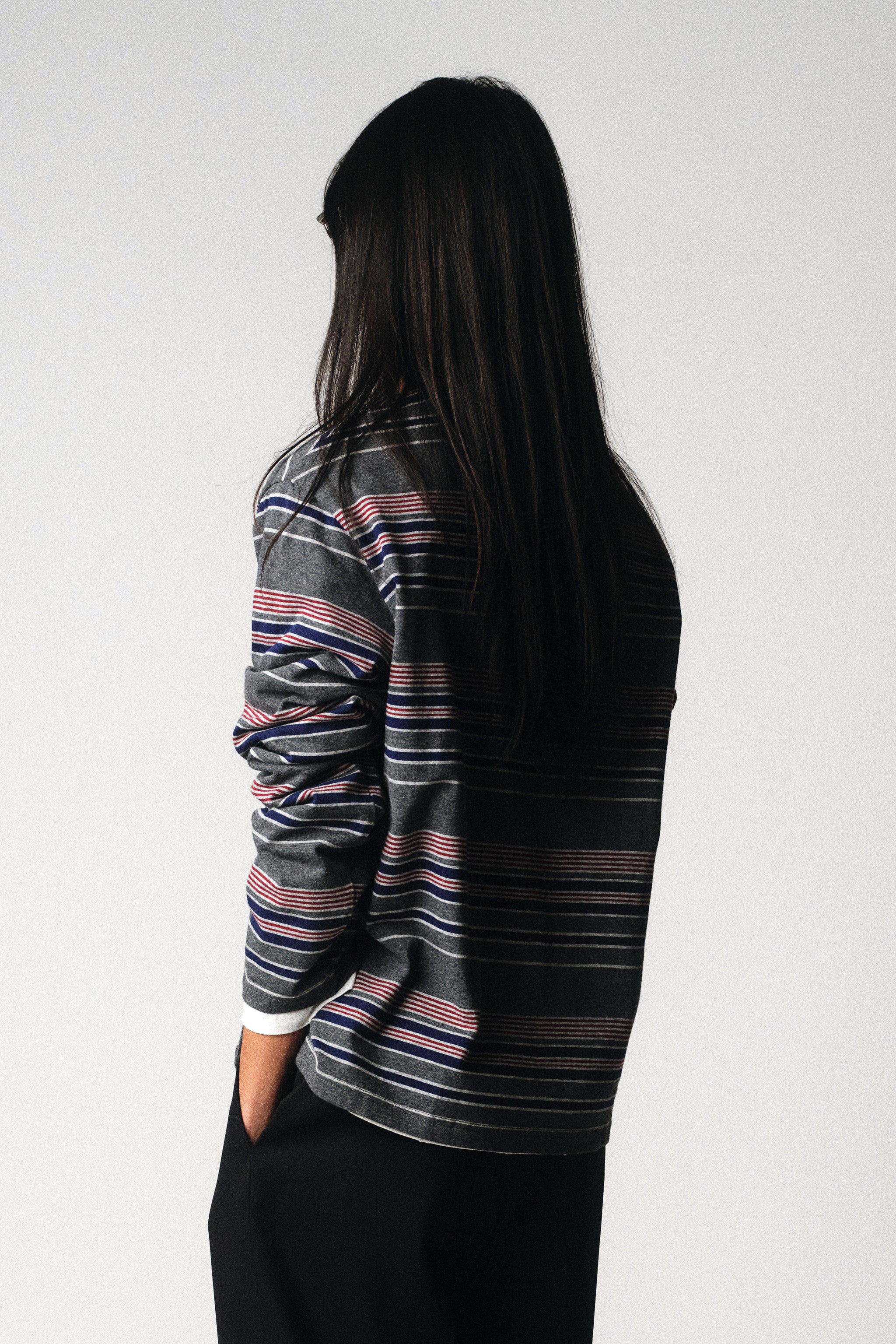 Grey/Blue/Burgundy