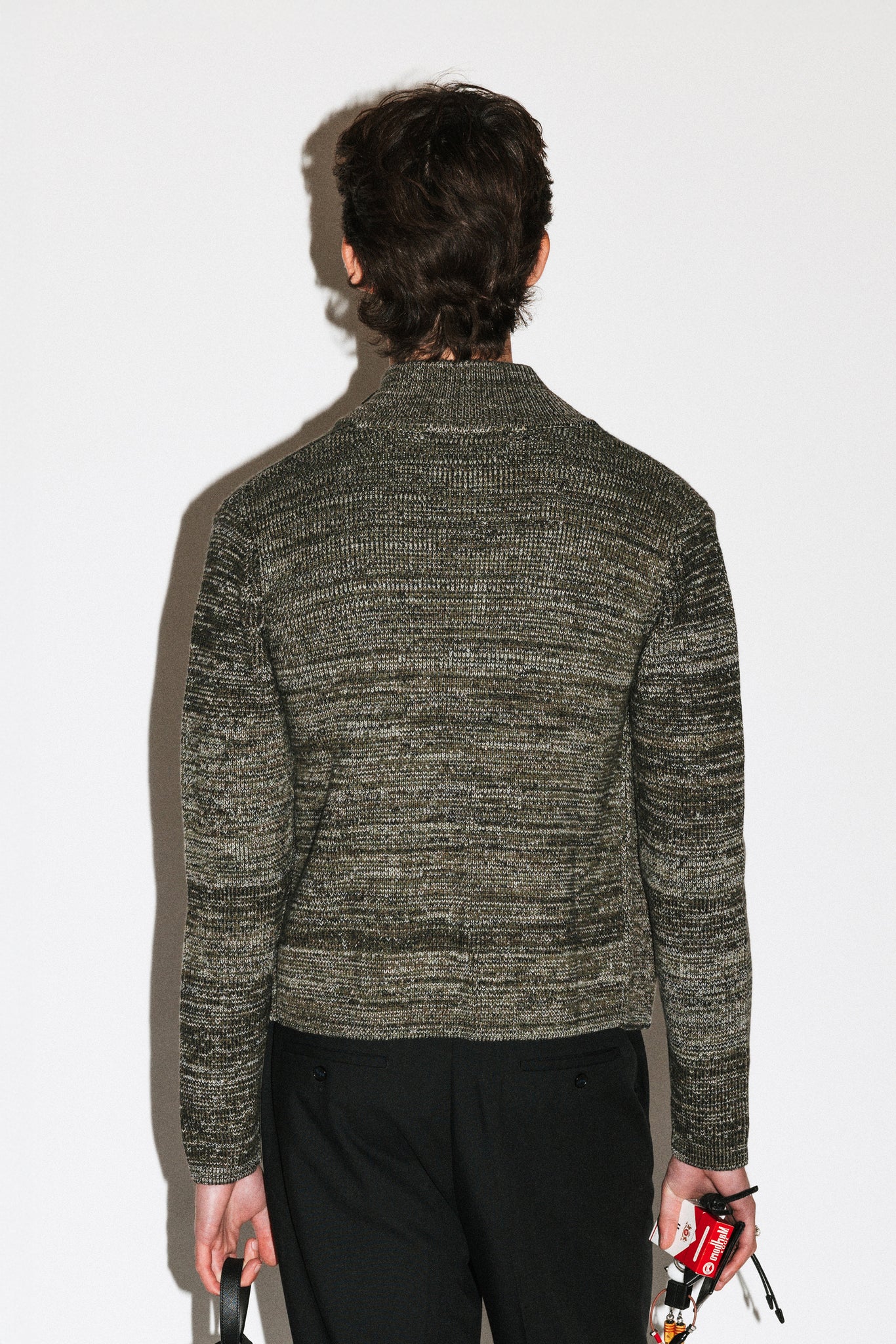 Silverado Slim Zip Cardigan  |  Moss