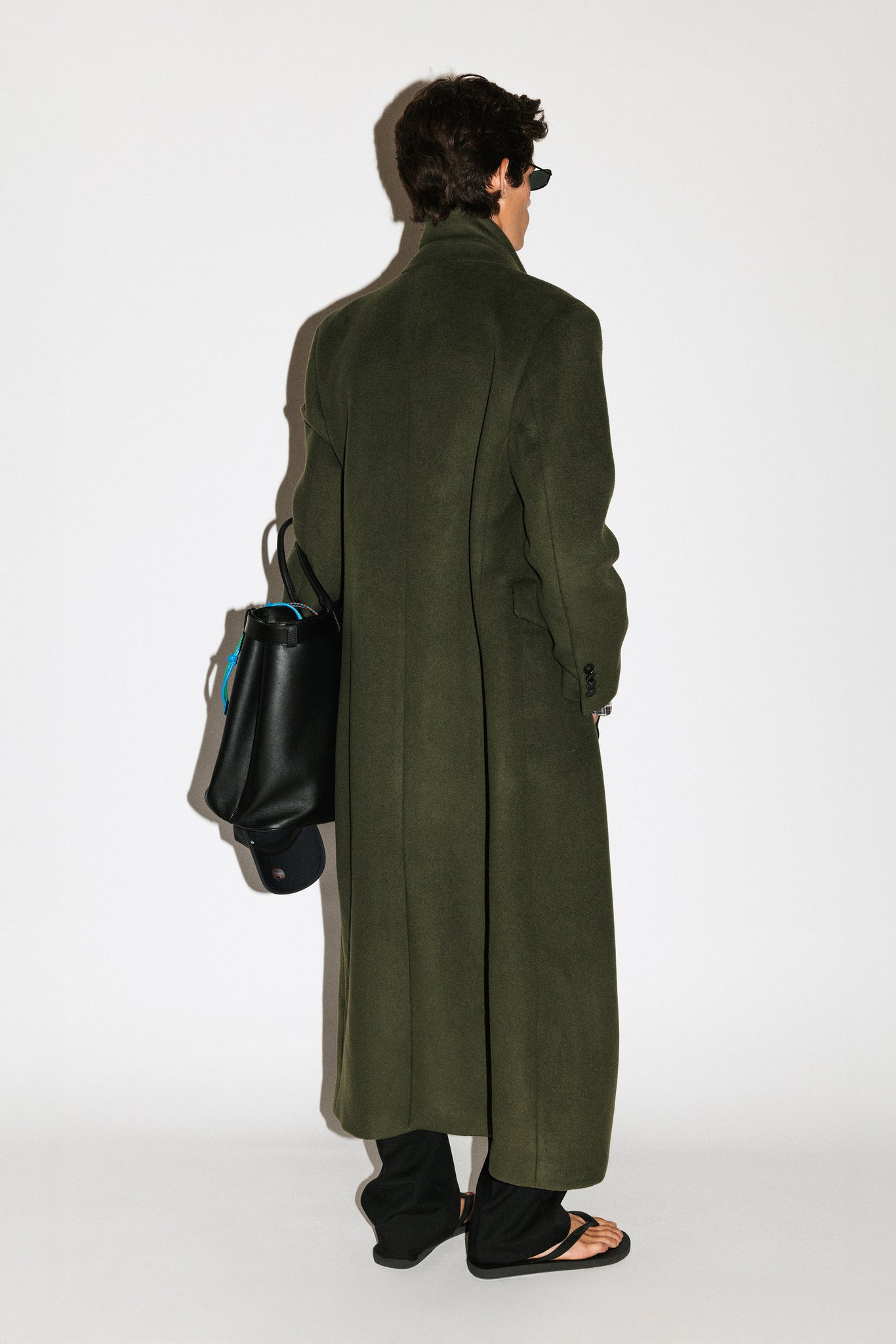 Manhattan Oversized Overcoat  |  Deep Moss