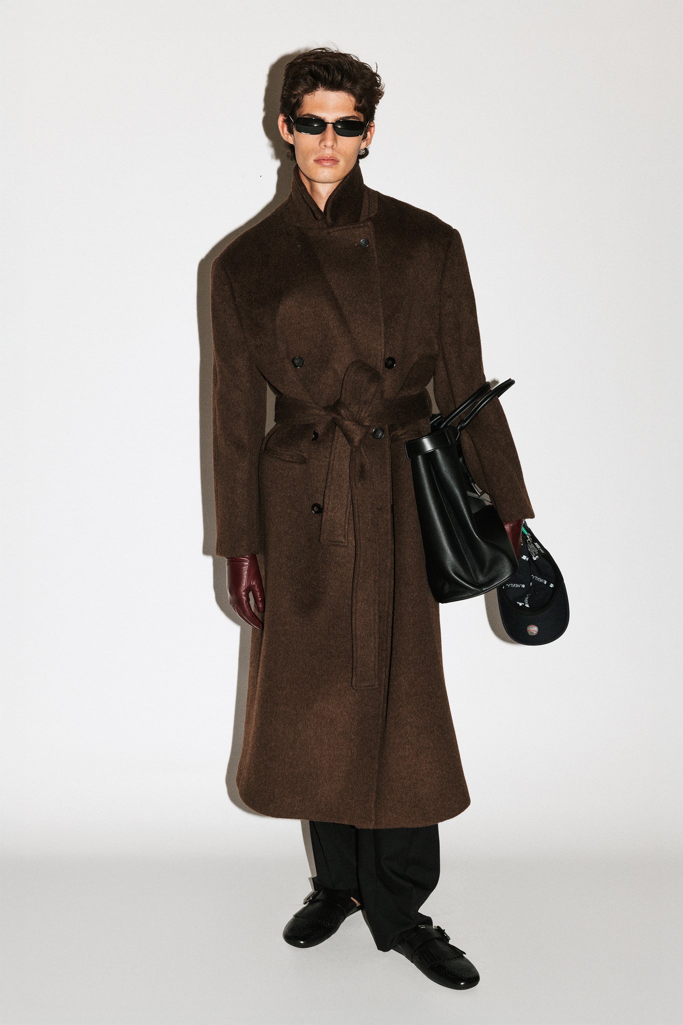 Lyndon Oversized Watchcoat  |  Brown Melange