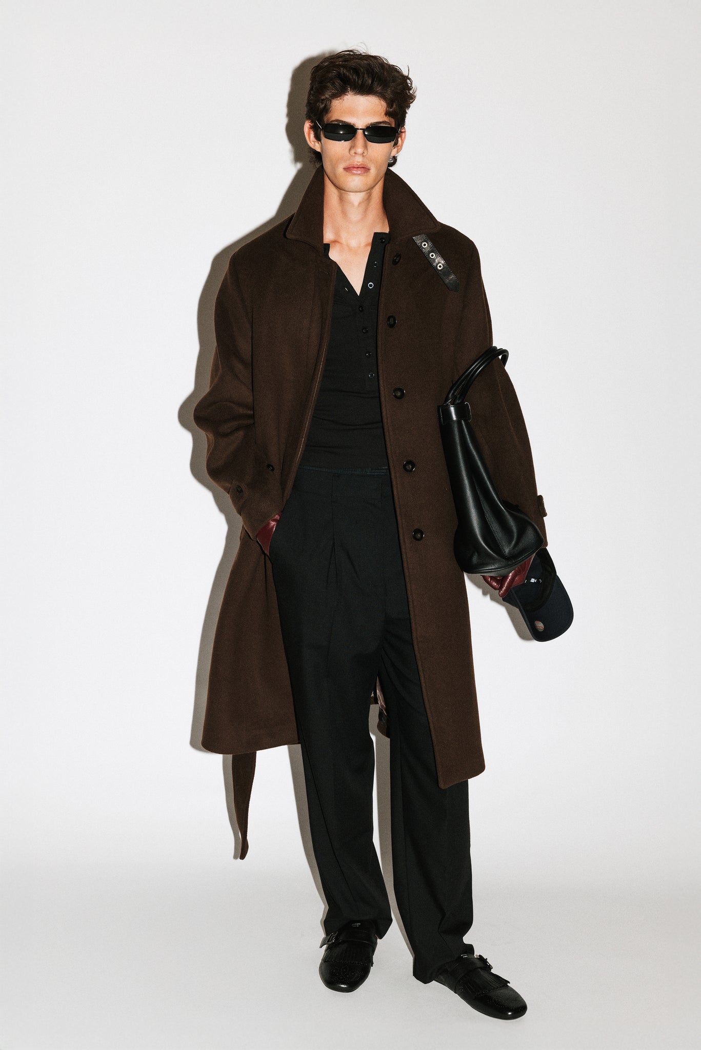 Monterey Wool Car Coat  |  Chocolate Brown