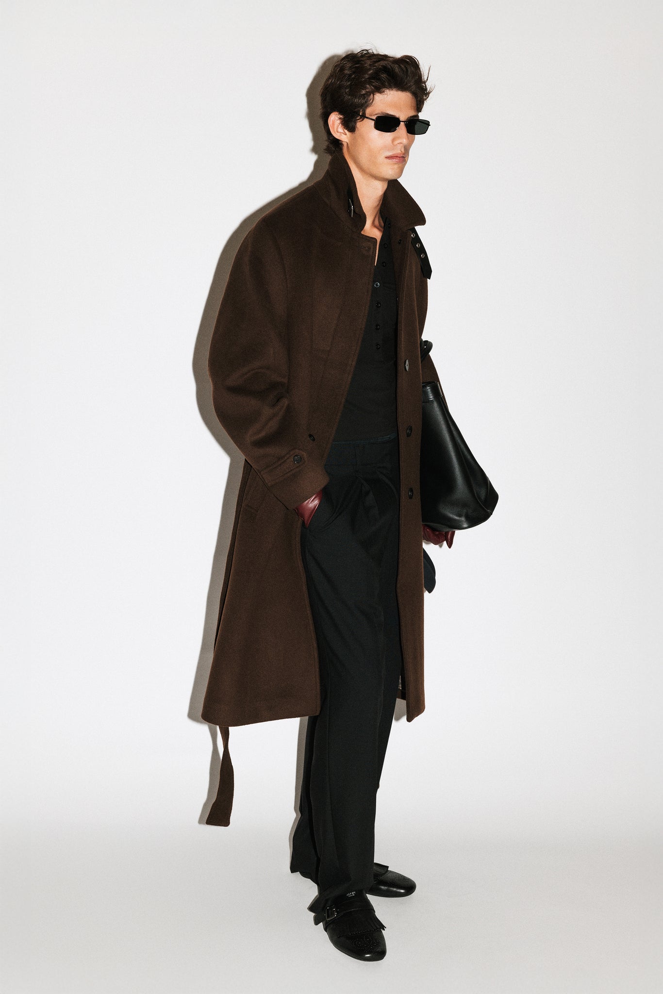 Monterey Wool Car Coat  |  Chocolate Brown