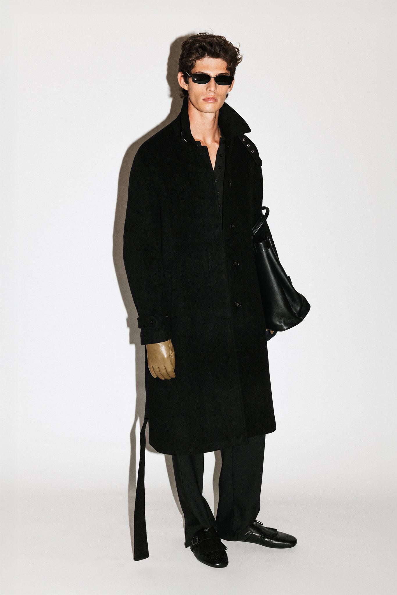 Monterey Wool Car Coat  |  Black