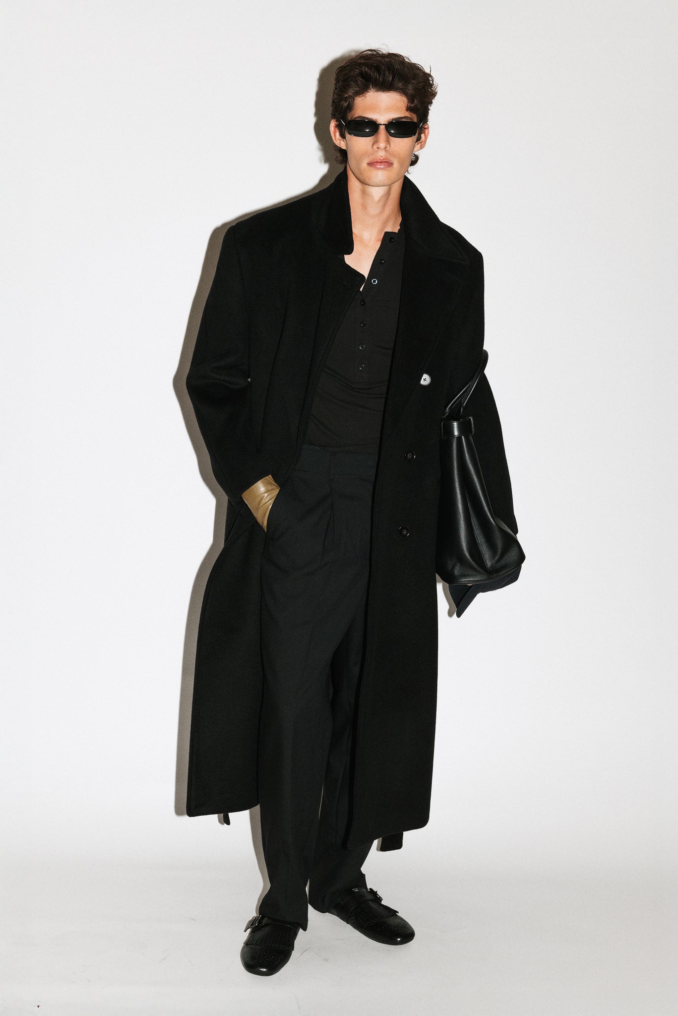 Lyndon Oversized Watchcoat  |  Black