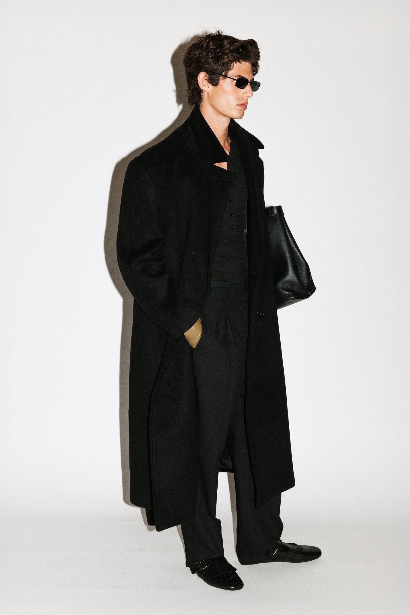Lyndon Oversized Watchcoat  |  Black