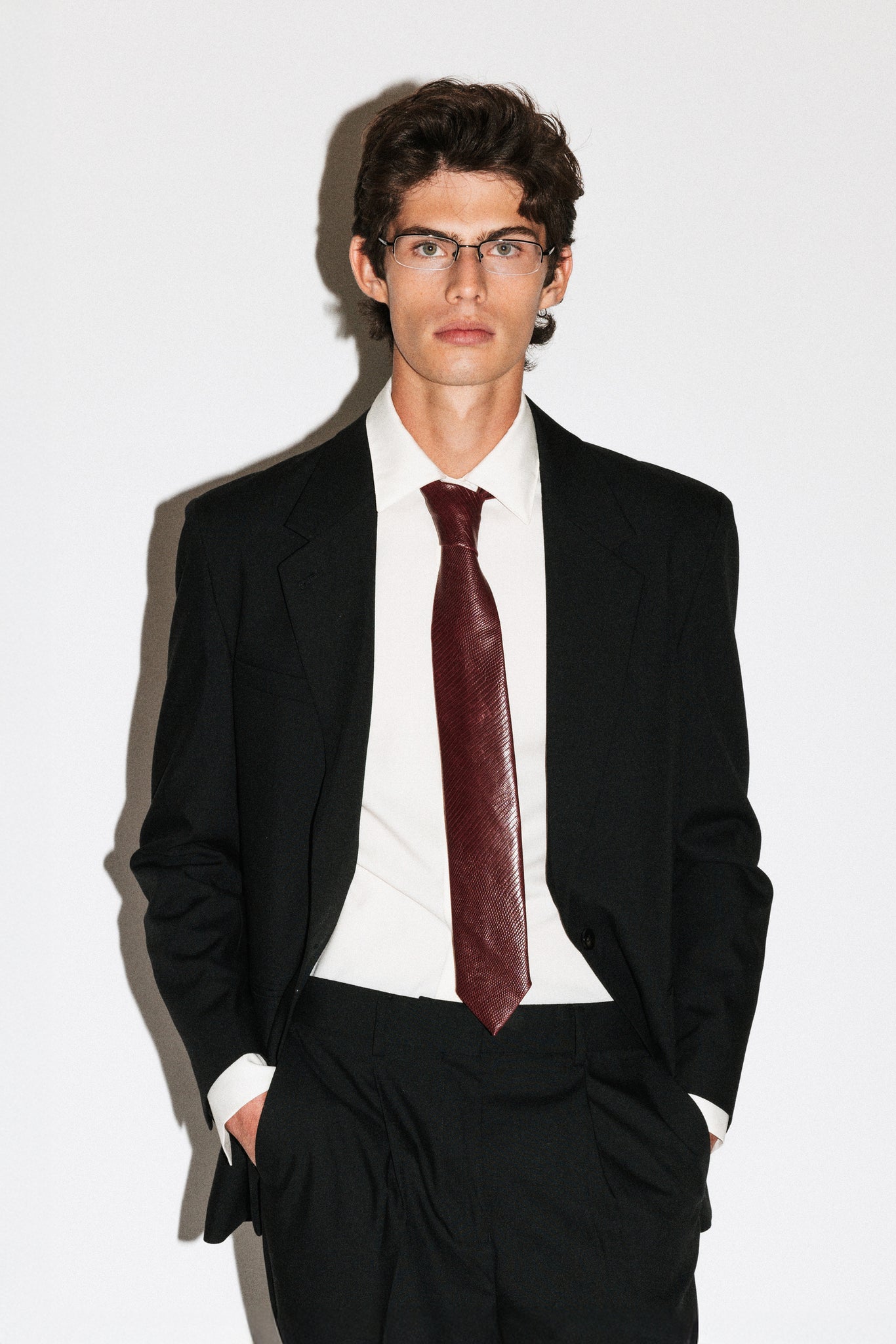 Reservoir Lizard Tie  |  Merlot