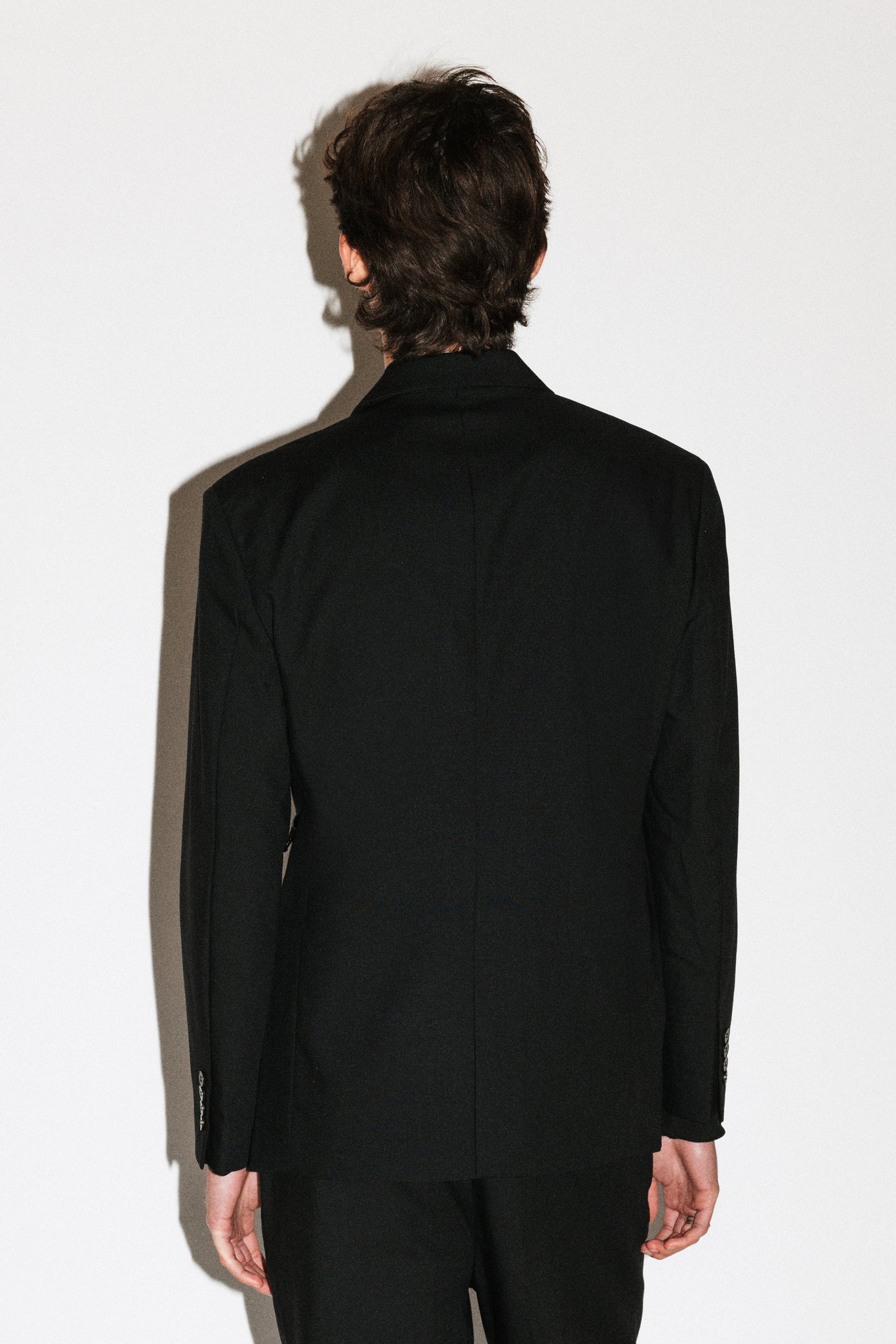 Peninsula Double Breasted Belted Blazer  |  Black