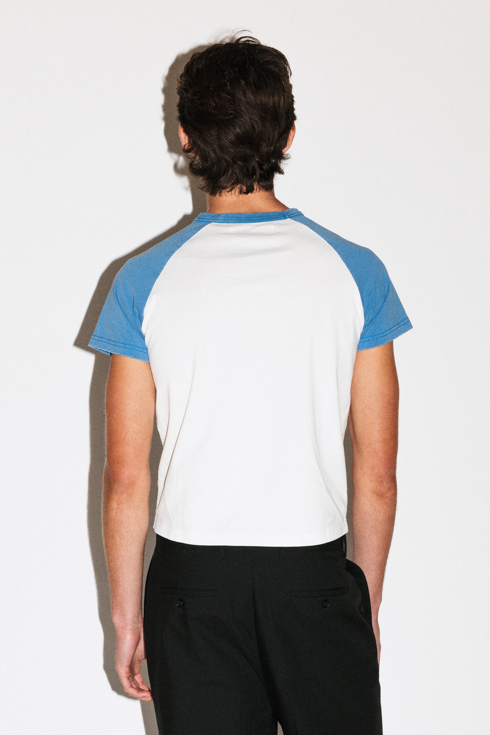 Sunfaded Blue Raglan