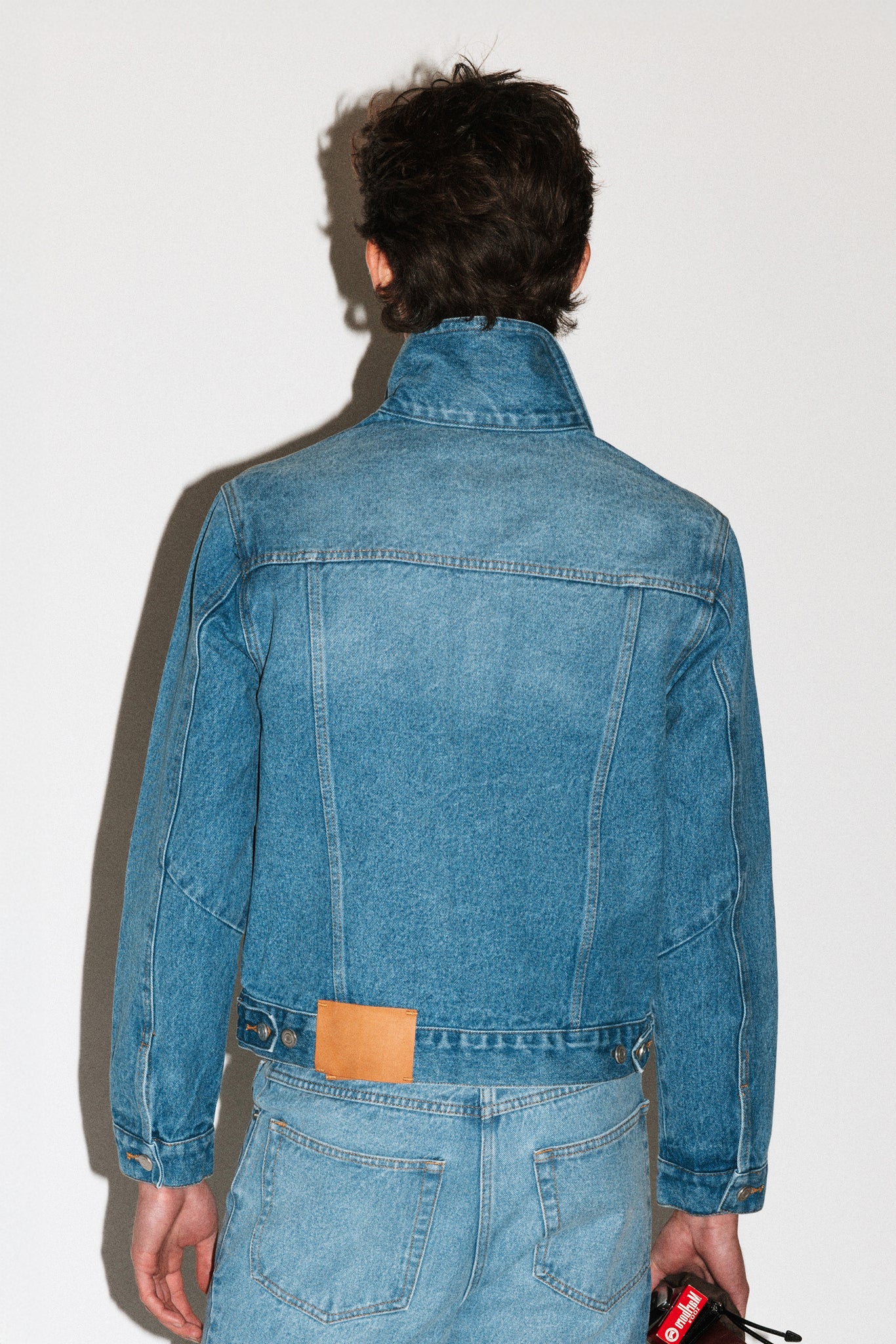 Runyon Fitted Western Denim Jacket  |  Vintage Blue