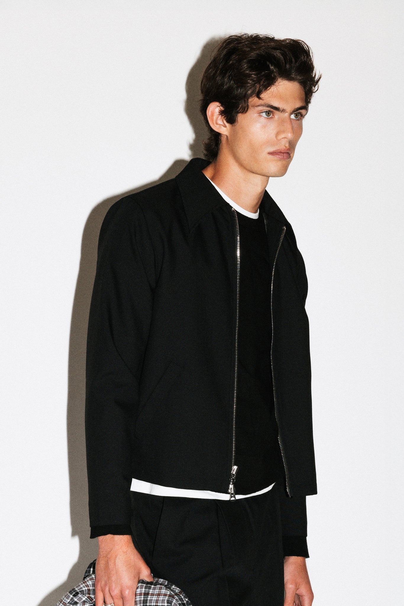 Hartford Soft Wool Blouson  |  Black