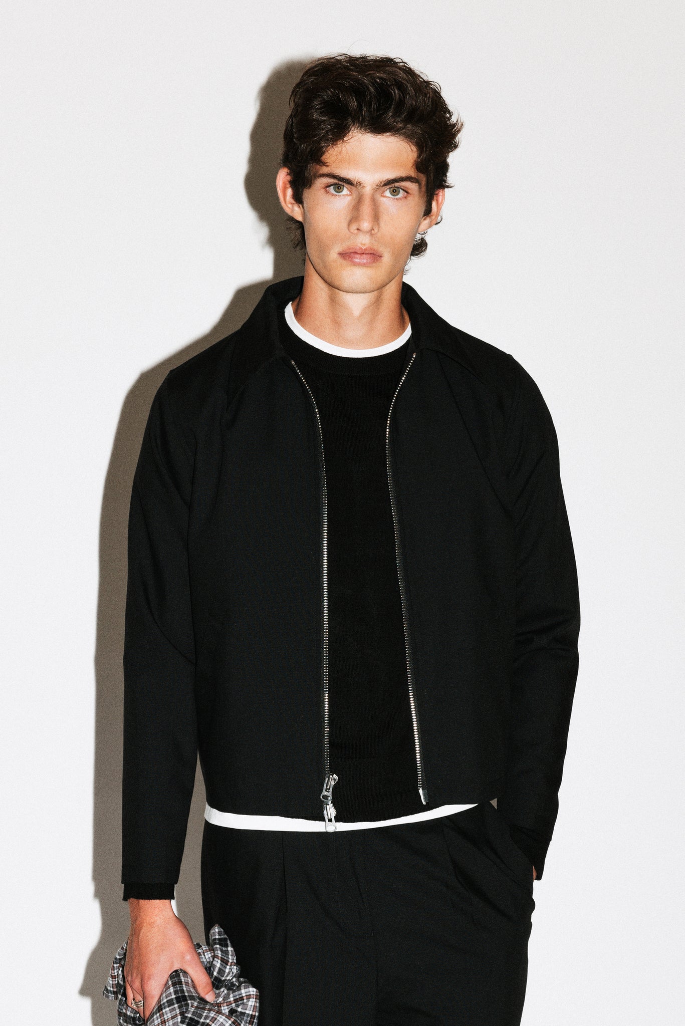 Hartford Soft Wool Blouson  |  Black