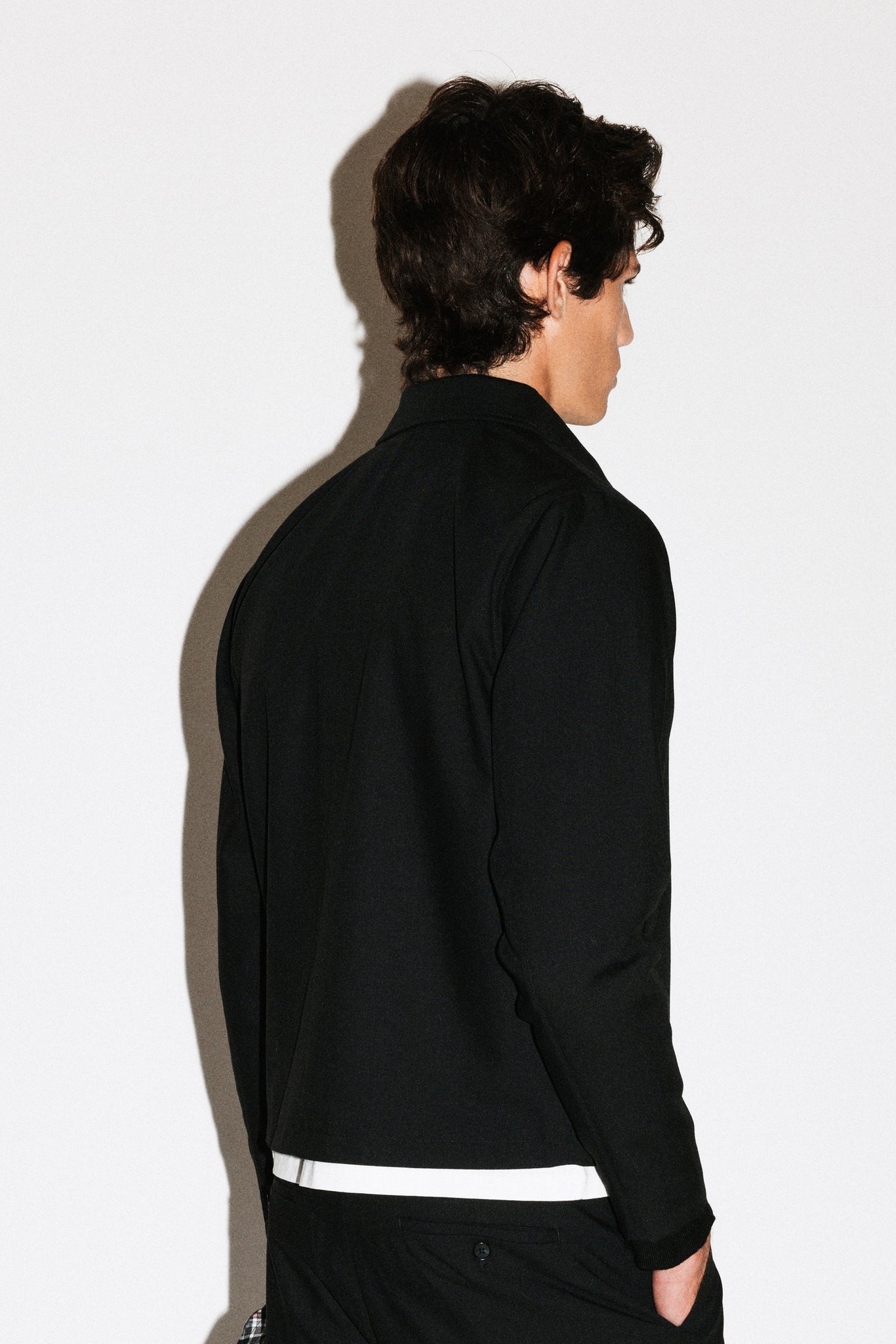 Hartford Soft Wool Blouson  |  Black