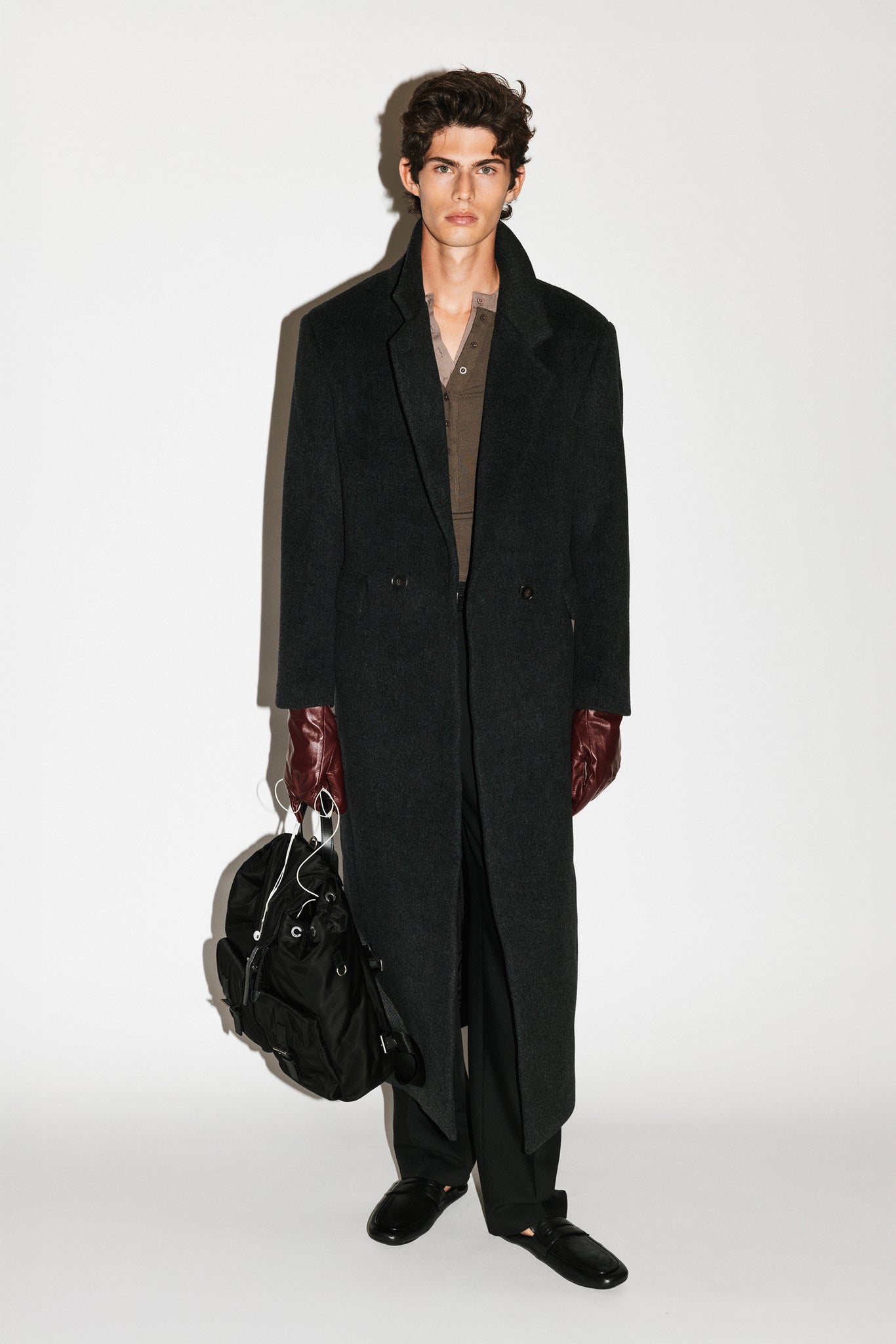 Manhattan Oversized Overcoat  |  Charcoal Melange
