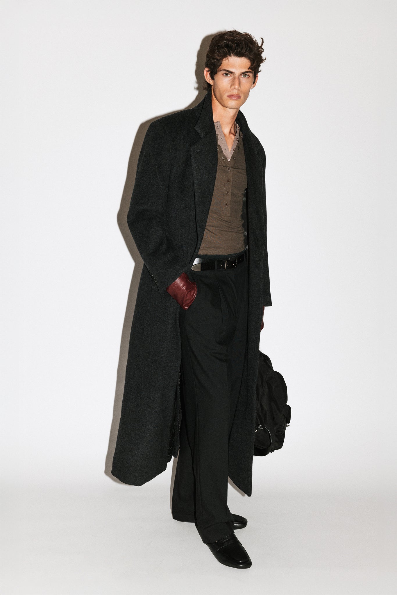 Manhattan Oversized Overcoat  |  Charcoal Melange