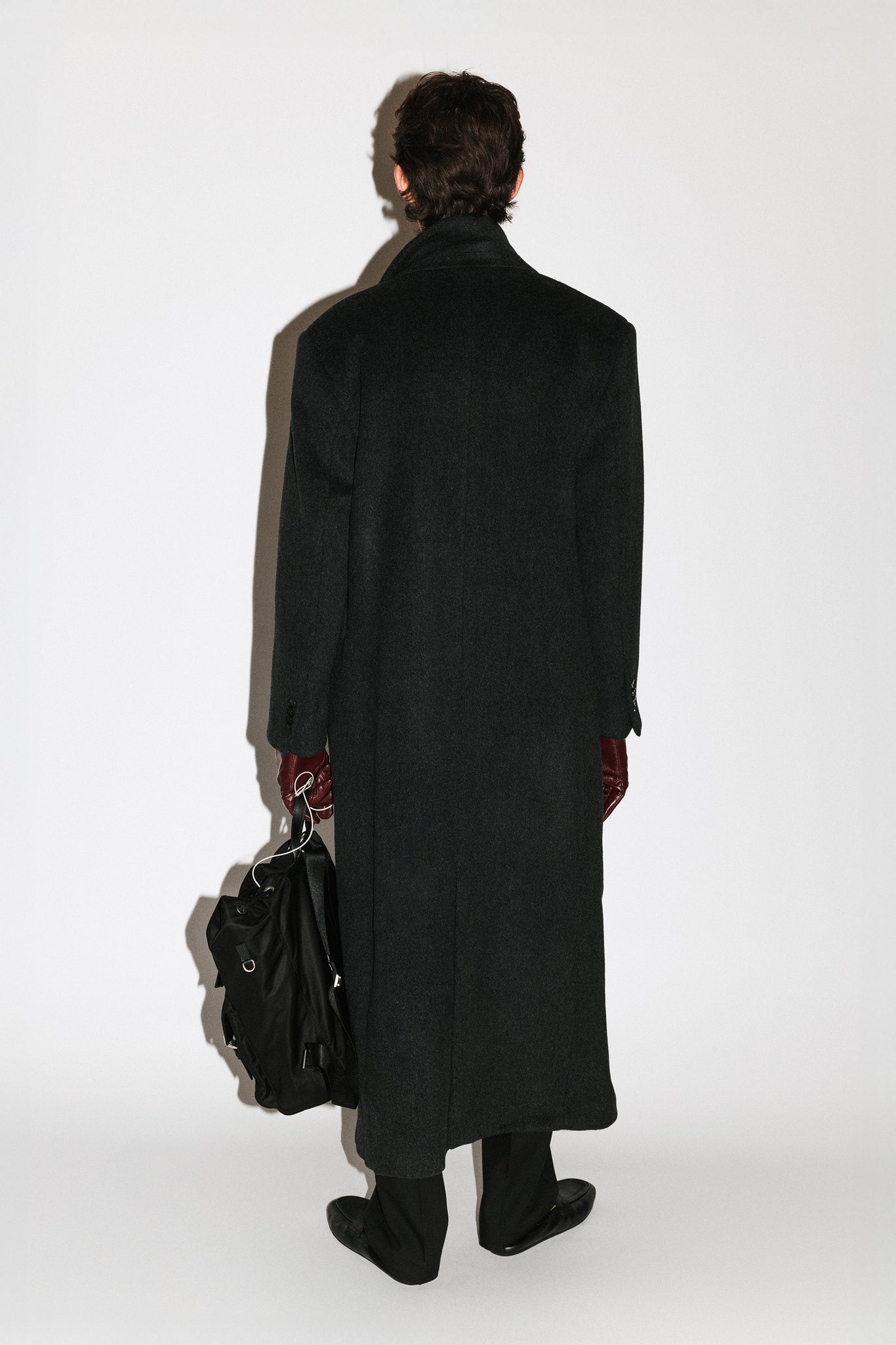 Manhattan Oversized Overcoat  |  Charcoal Melange