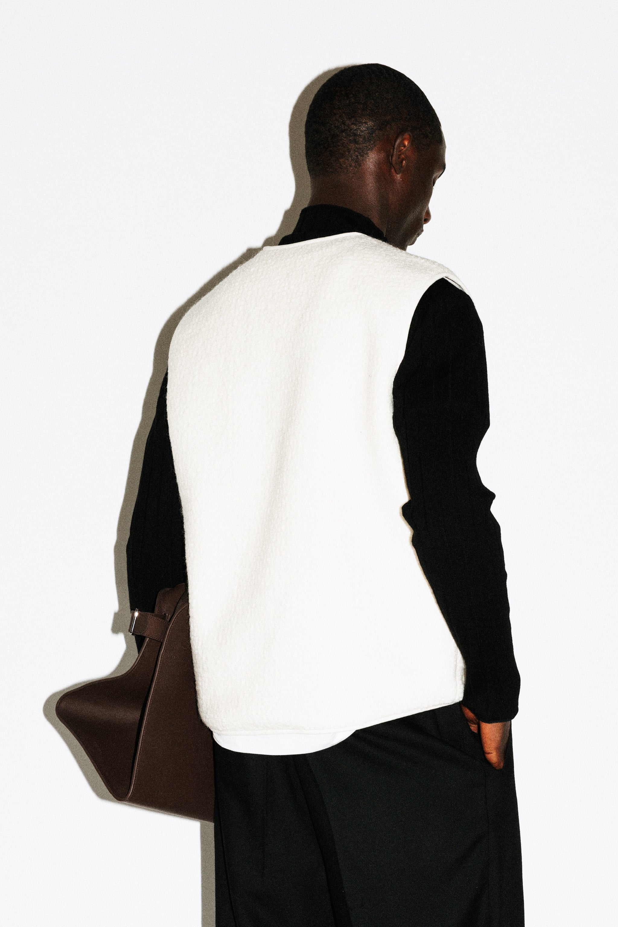 Alta Textural Teddy Gilet | Bone – California Arts