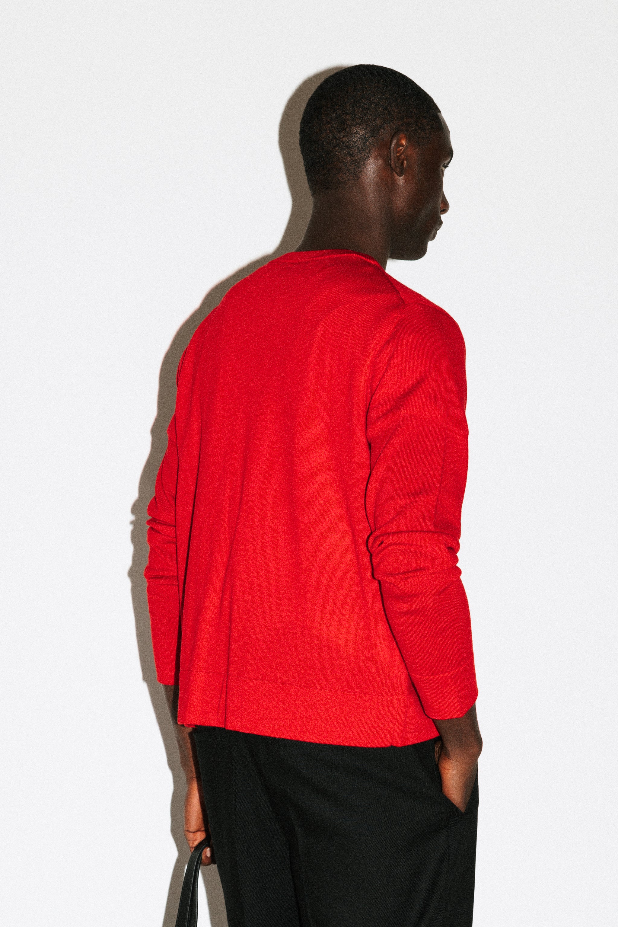 Hauser 90s Fit Crewneck Sweater | Red – California Arts