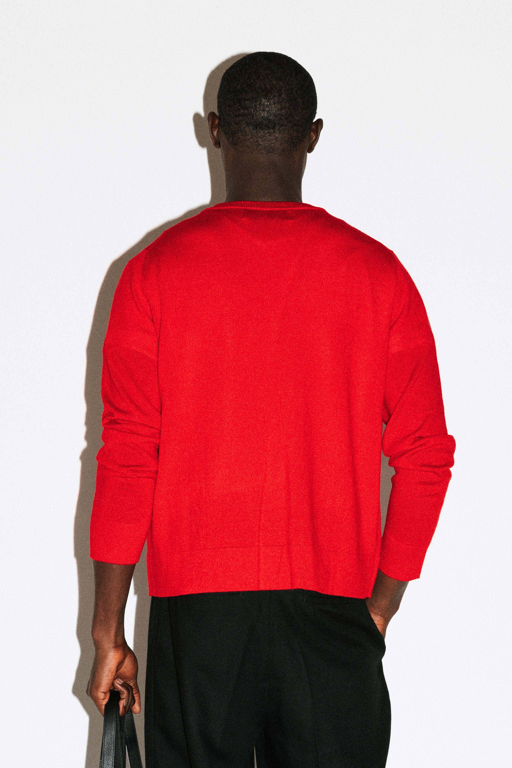 Hauser 90s Fit Crewneck Sweater | Red – California Arts