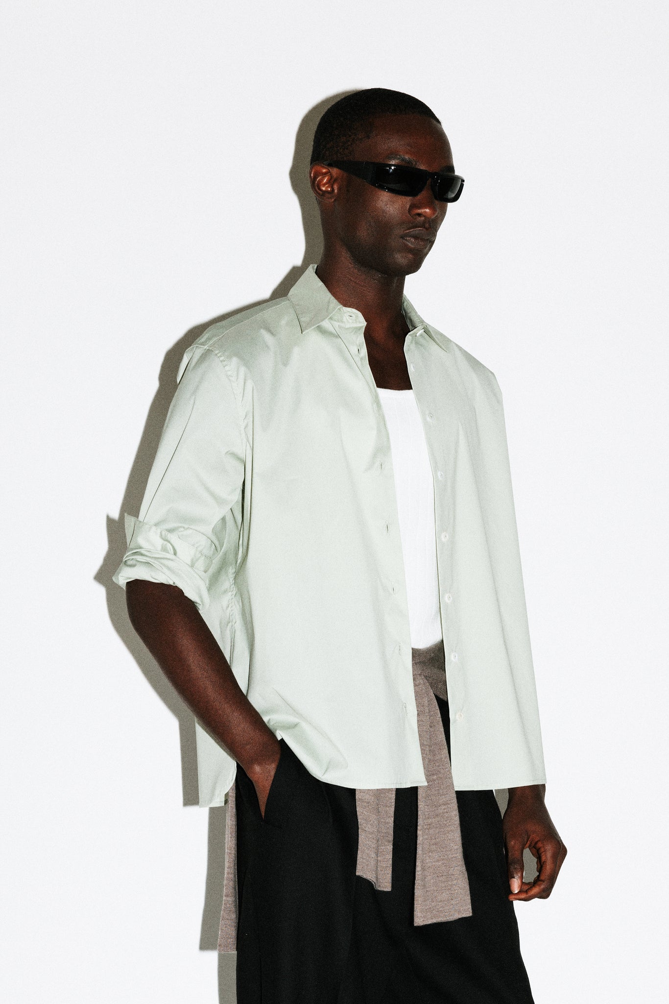 Rexford Classic Button Up Shirt  |  Sage