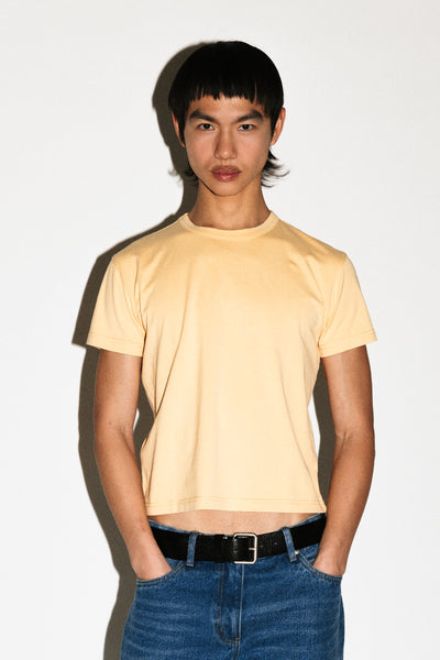 Tシャツ・カットソー RONRON SMOKED FLARE T SHIRT SOFT YELLOW RR25BST1490SY 1950s Sportswear T-shirt - Yellow | Levi's® US