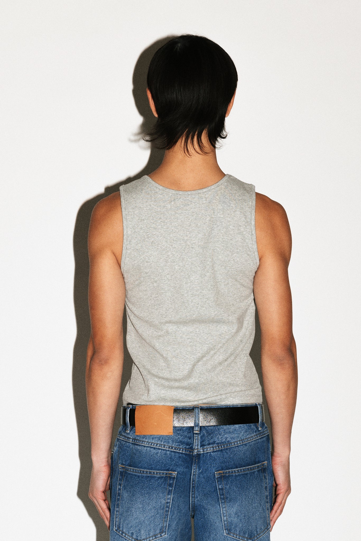 Speedway Slim Tank  |  Grey Melange