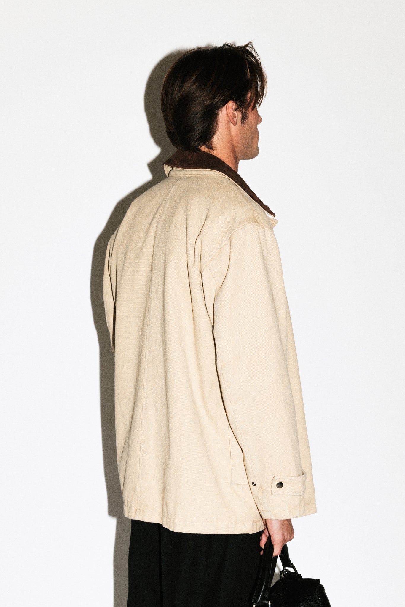 Brentwood Suede Collar Barn Jacket  |  Tan