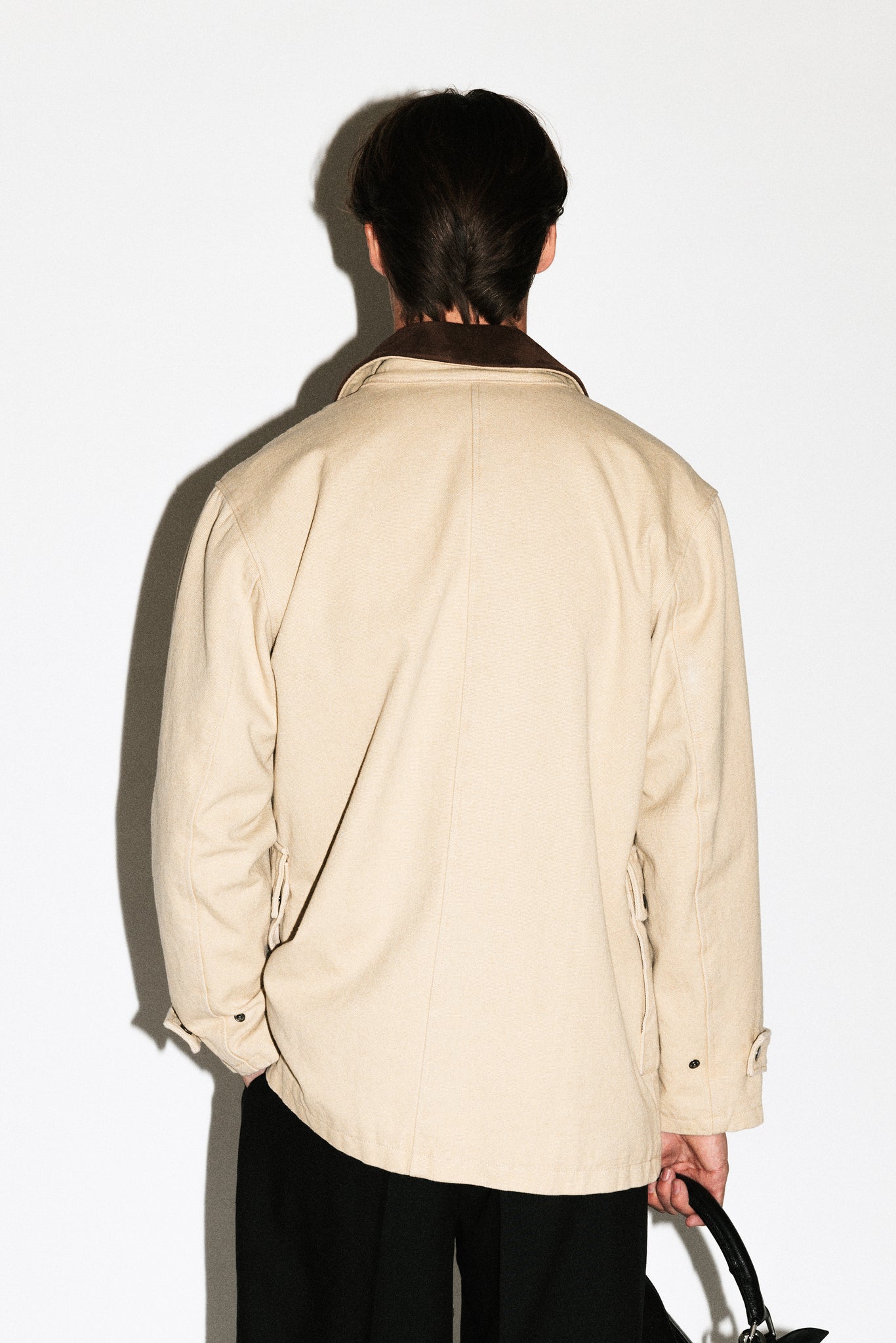 Brentwood Suede Collar Barn Jacket  |  Tan