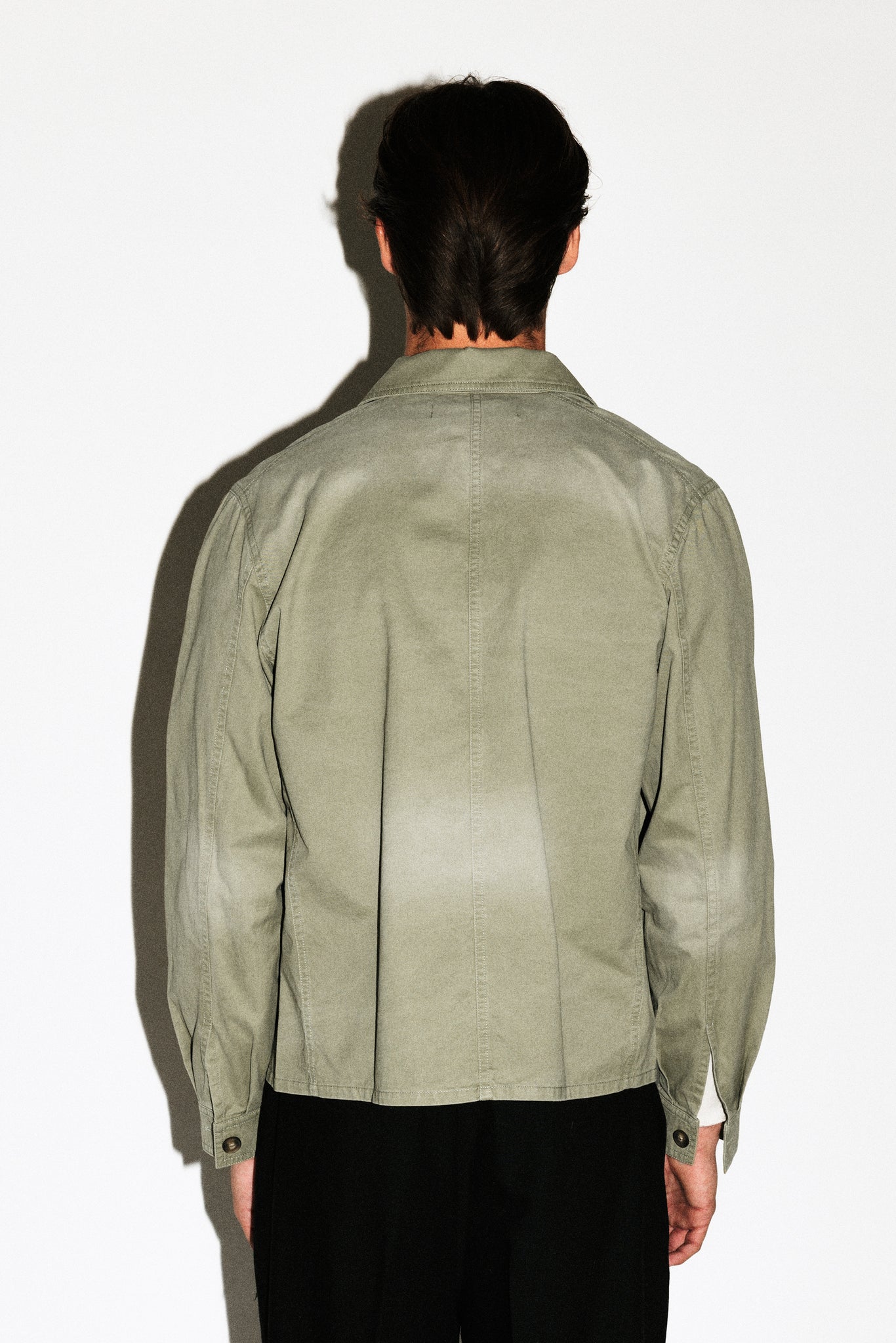 Mills Stonewashed Workwear Shirt  |  Sage