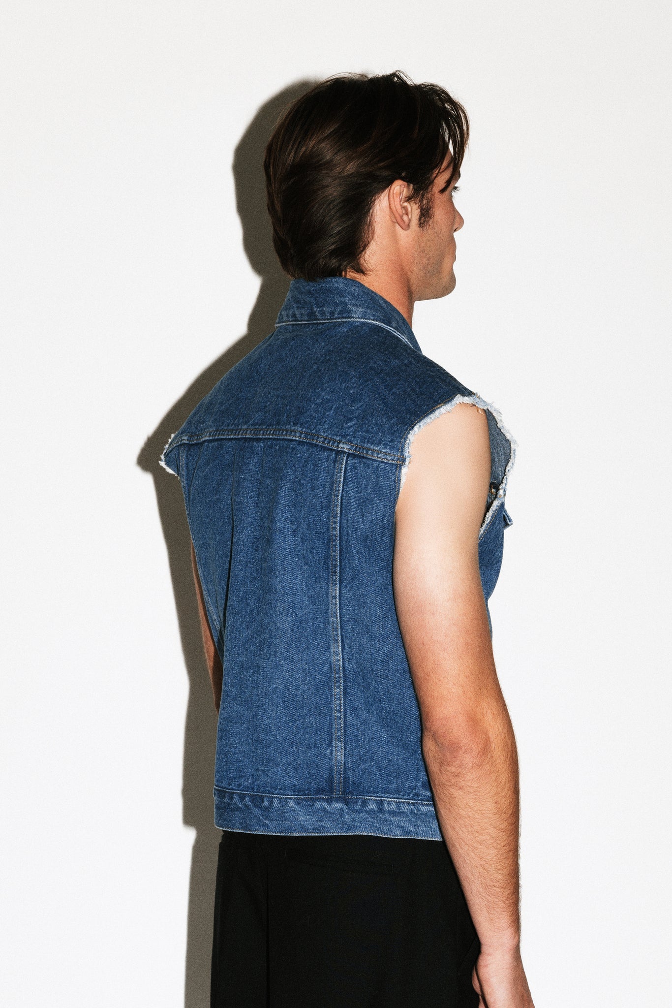 Avalon Denim Vest  |  Vintage Blue