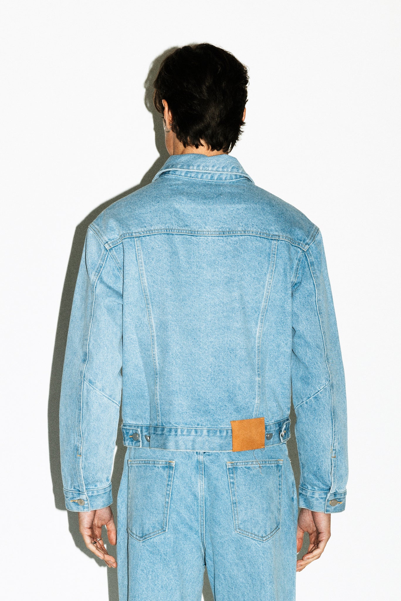 Runyon Western Denim Jacket  |  Ice Blue