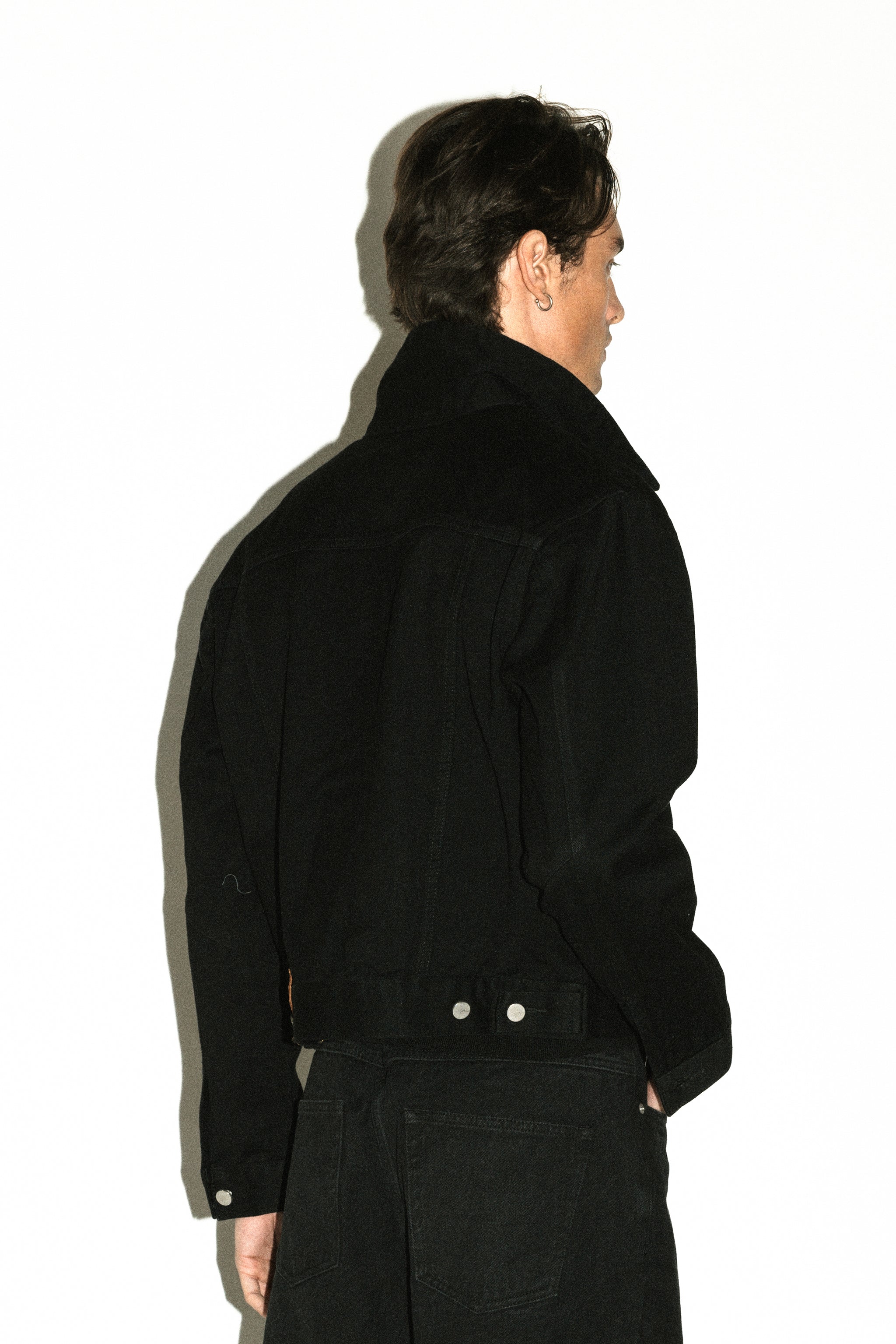 ◇RONRON◇ NEEDLEWORK WESTERN DENIM JACKET BLACK Runyon Western Denim Jacket | Black – California Arts