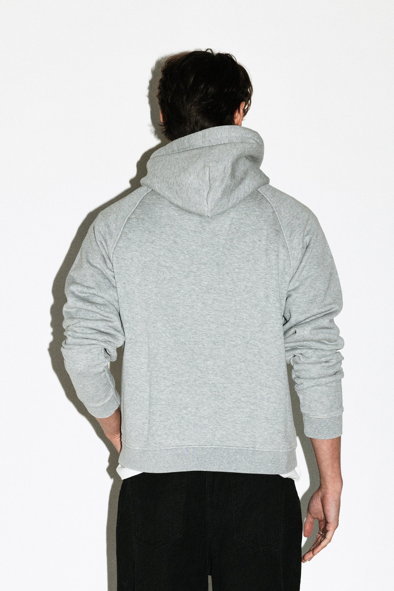 Nicholas Baby Hoodie  |  Sunfaded Grey