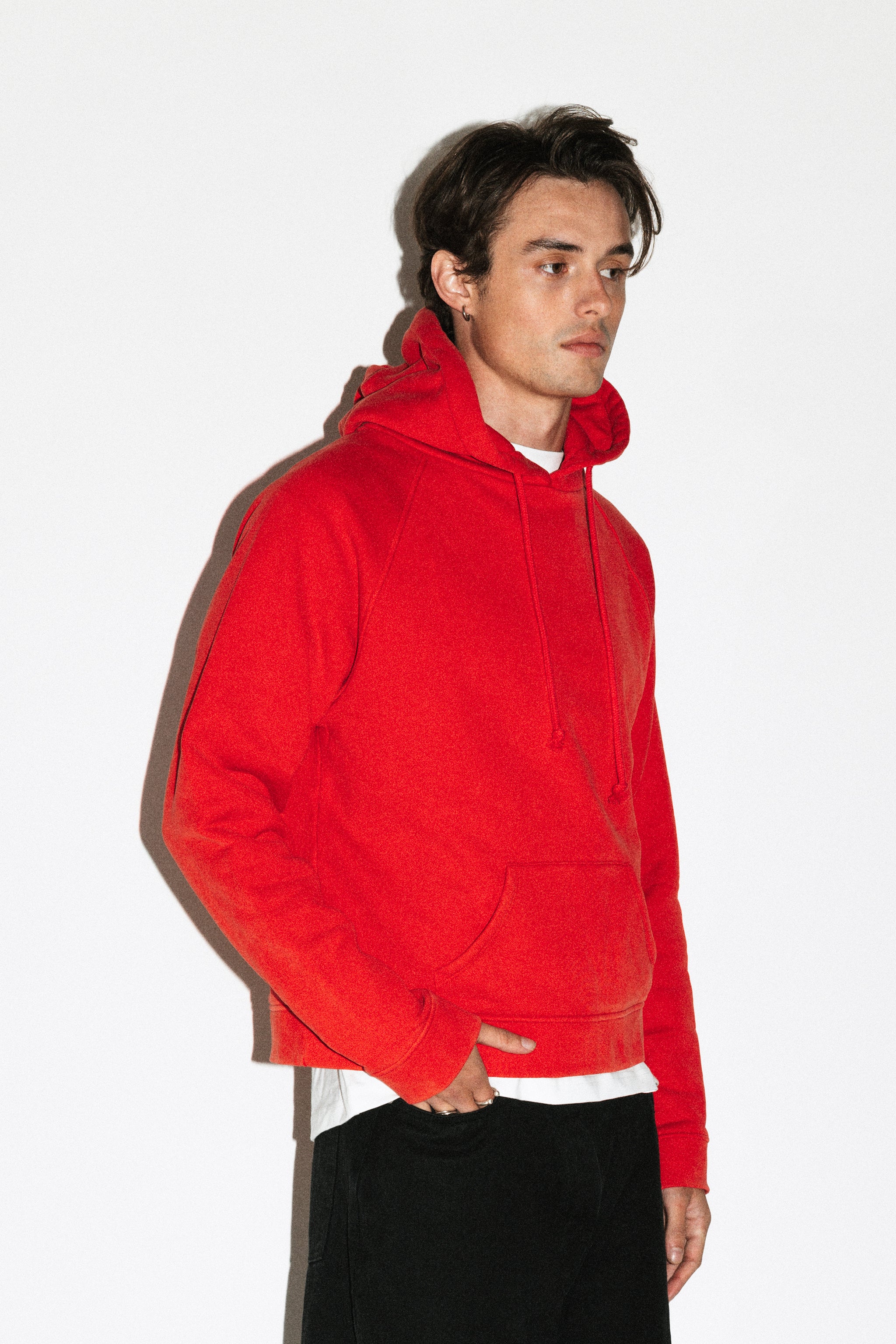 Nicholas Shrunken Hoodie | Sunfaded Red – California Arts
