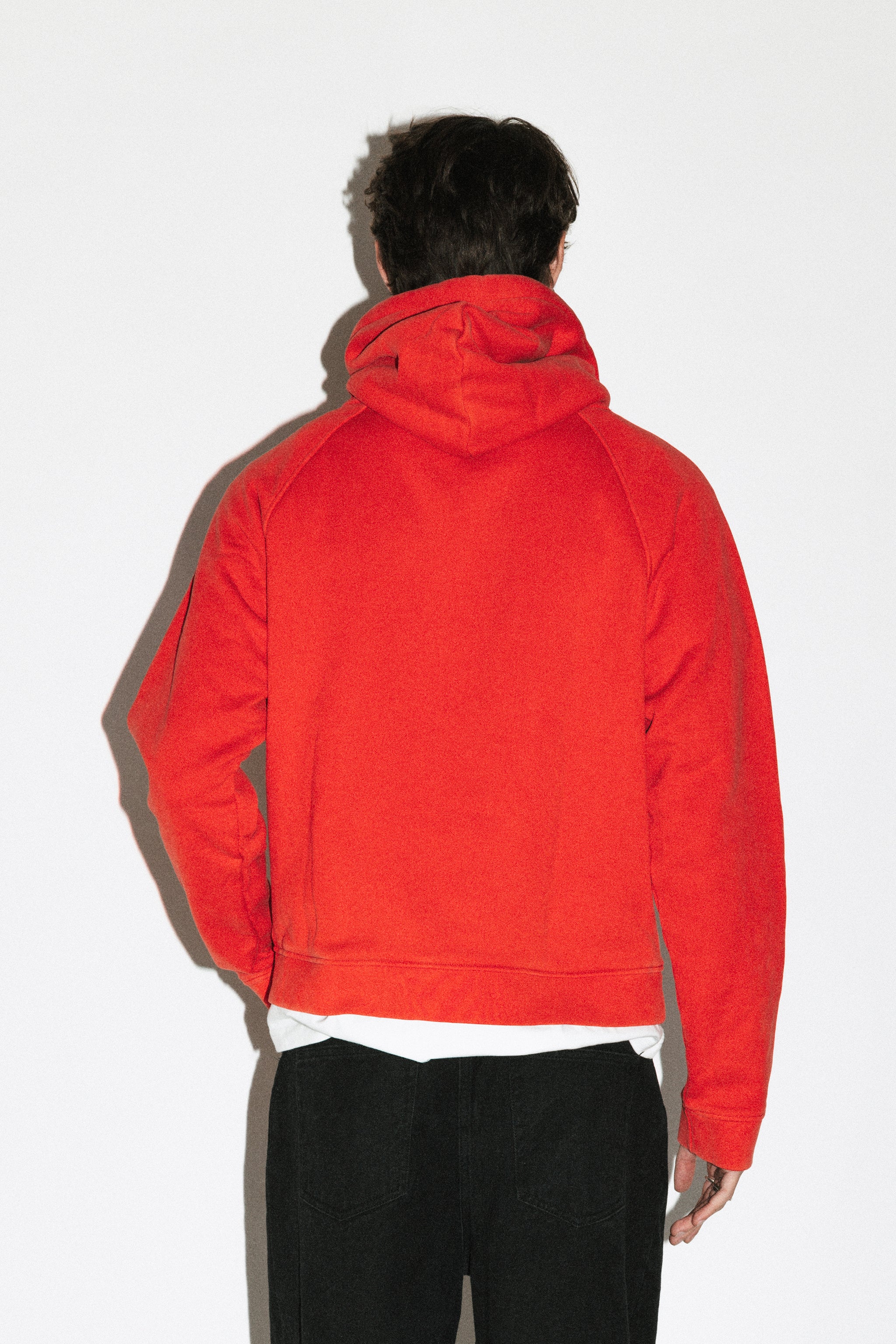 Nicholas Shrunken Hoodie | Sunfaded Red – California Arts