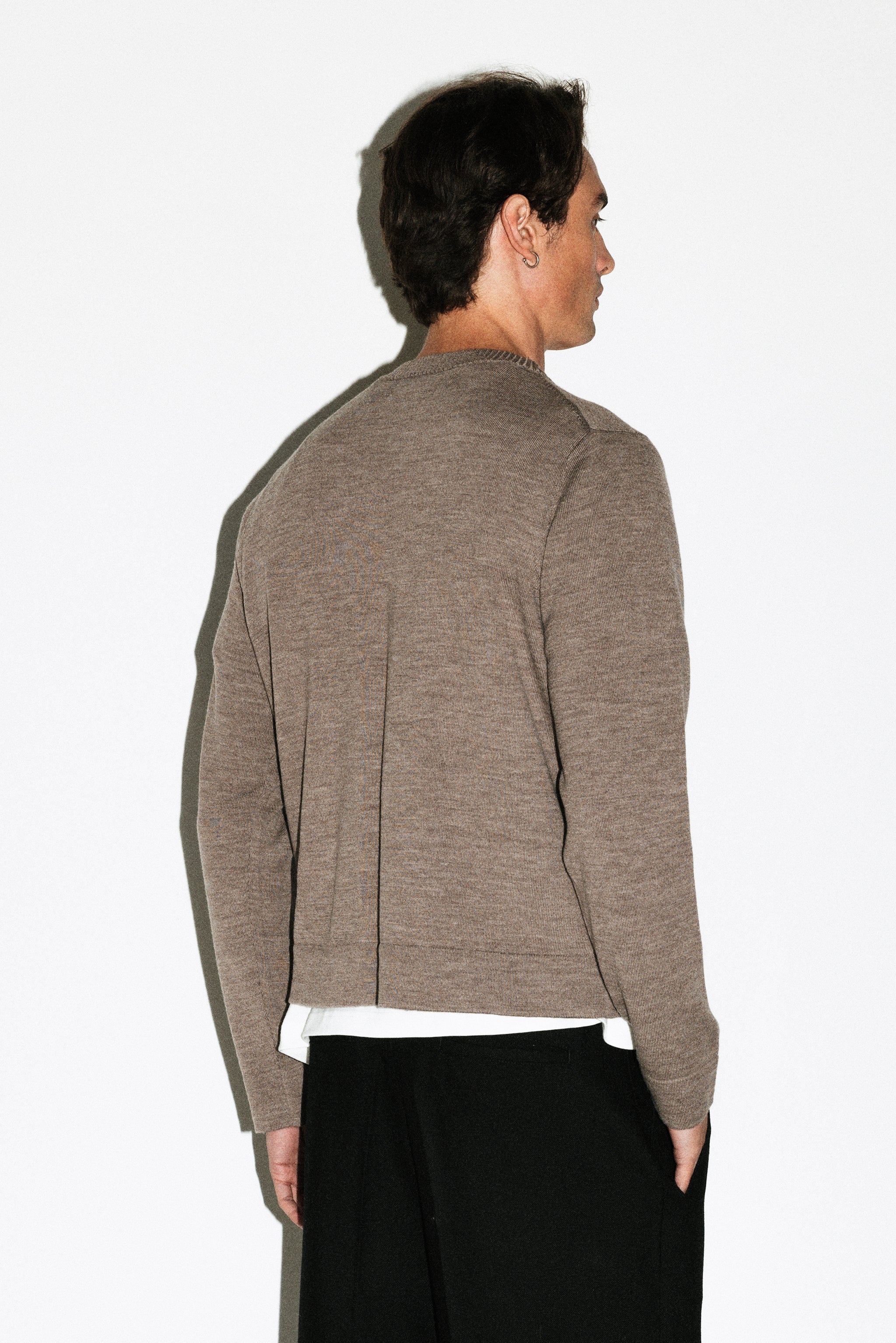 the boldman　 Vneck Heavy Sweat Premium Heavy Weight Washed Cotton Crewneck | Brooklyn Cloth