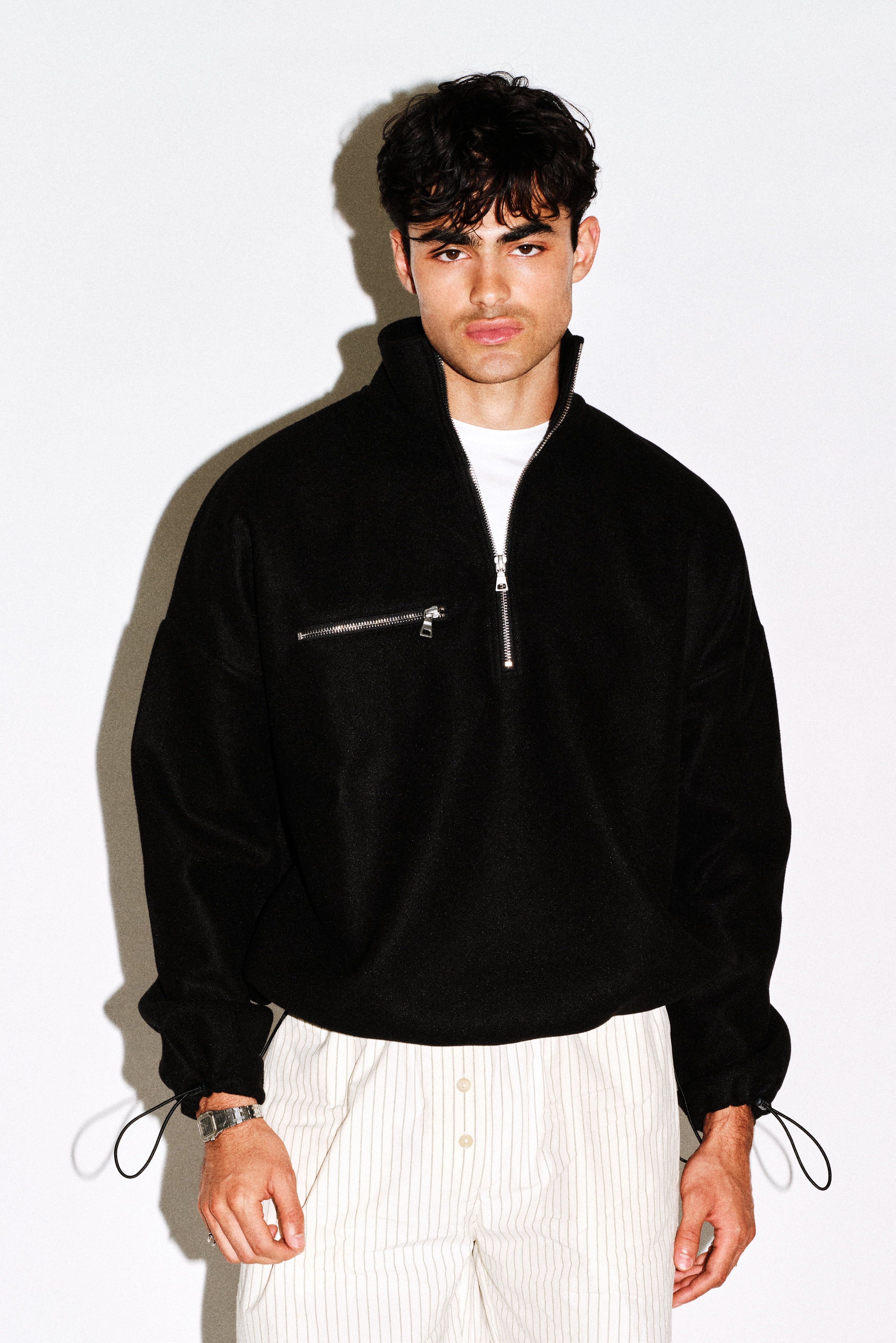 Graham Oversized Fleece Half Zip – California Arts