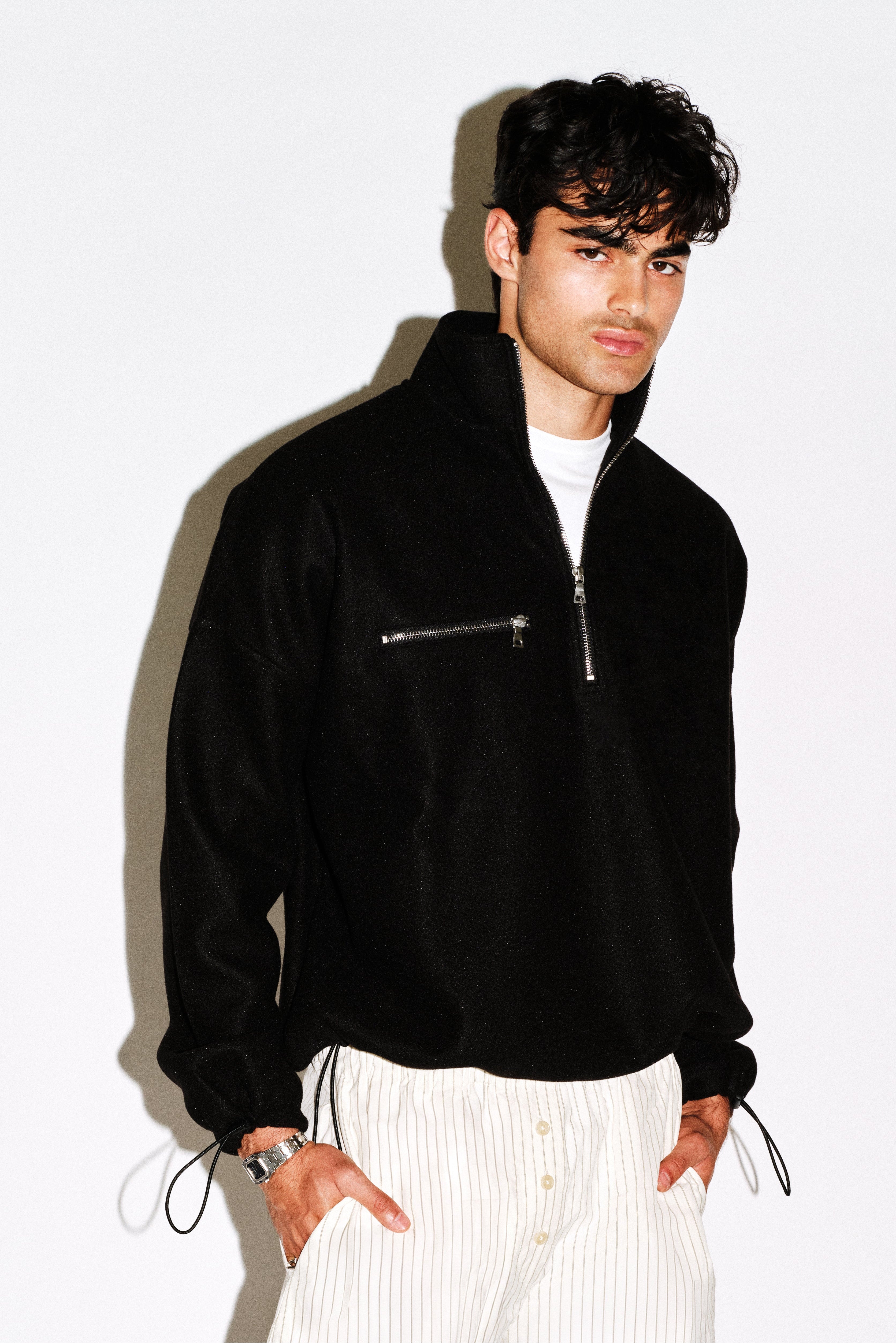 Graham Oversized Fleece Half Zip – California Arts