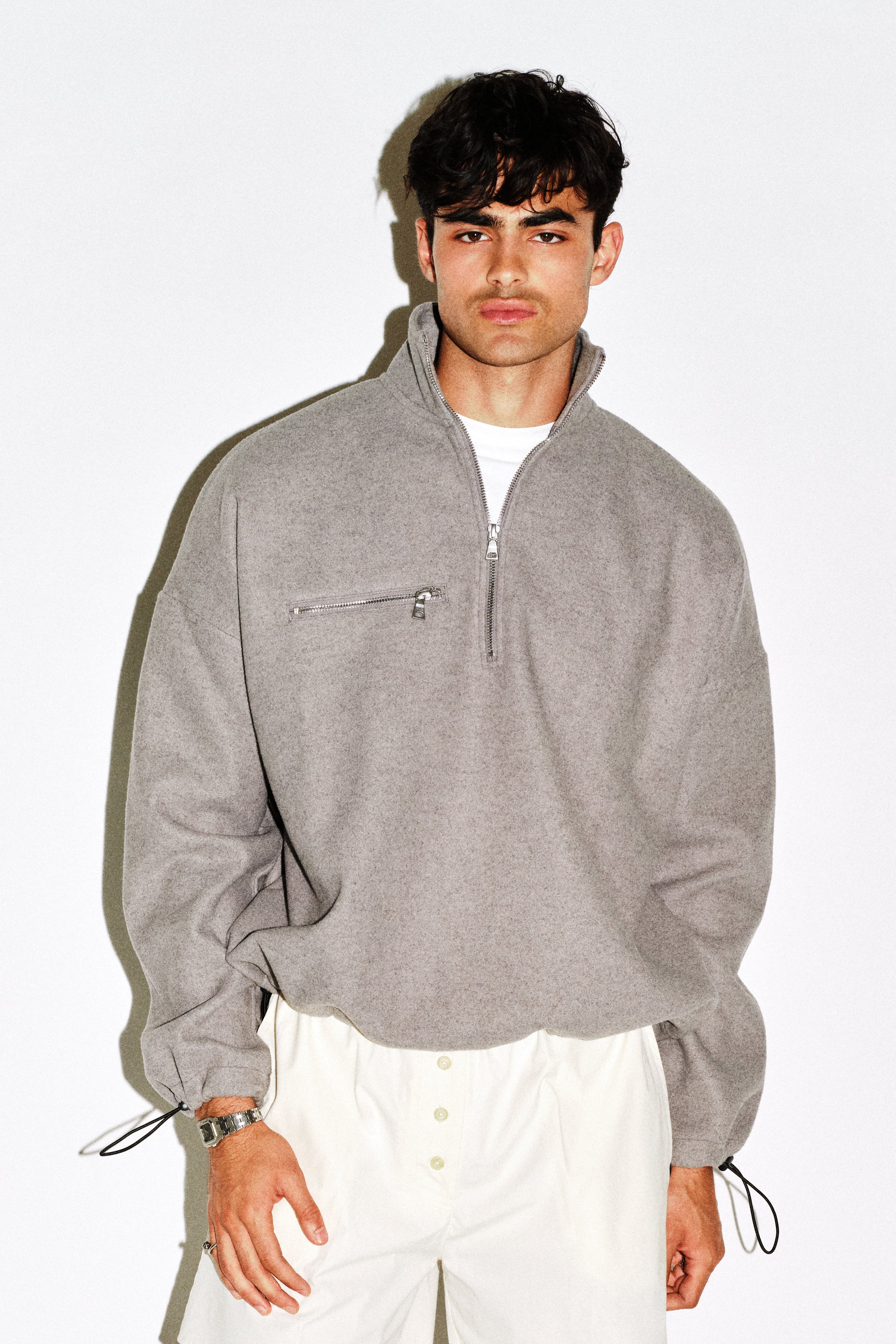 Graham Oversized Fleece Half Zip – California Arts