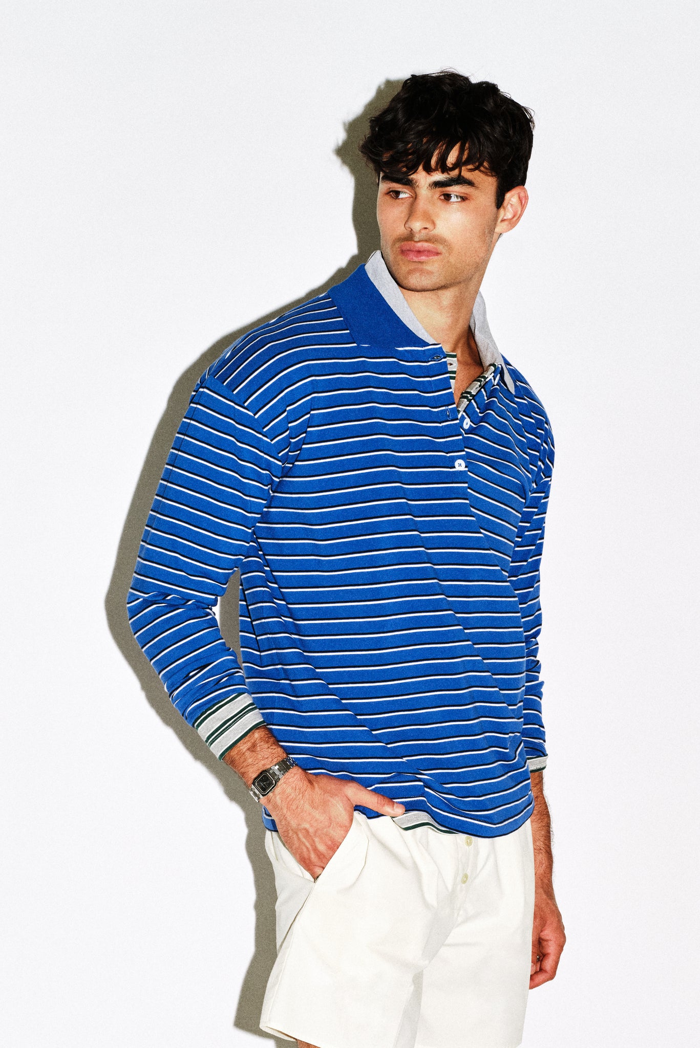 Elwyn Oversized Long Sleeve Polo – California Arts