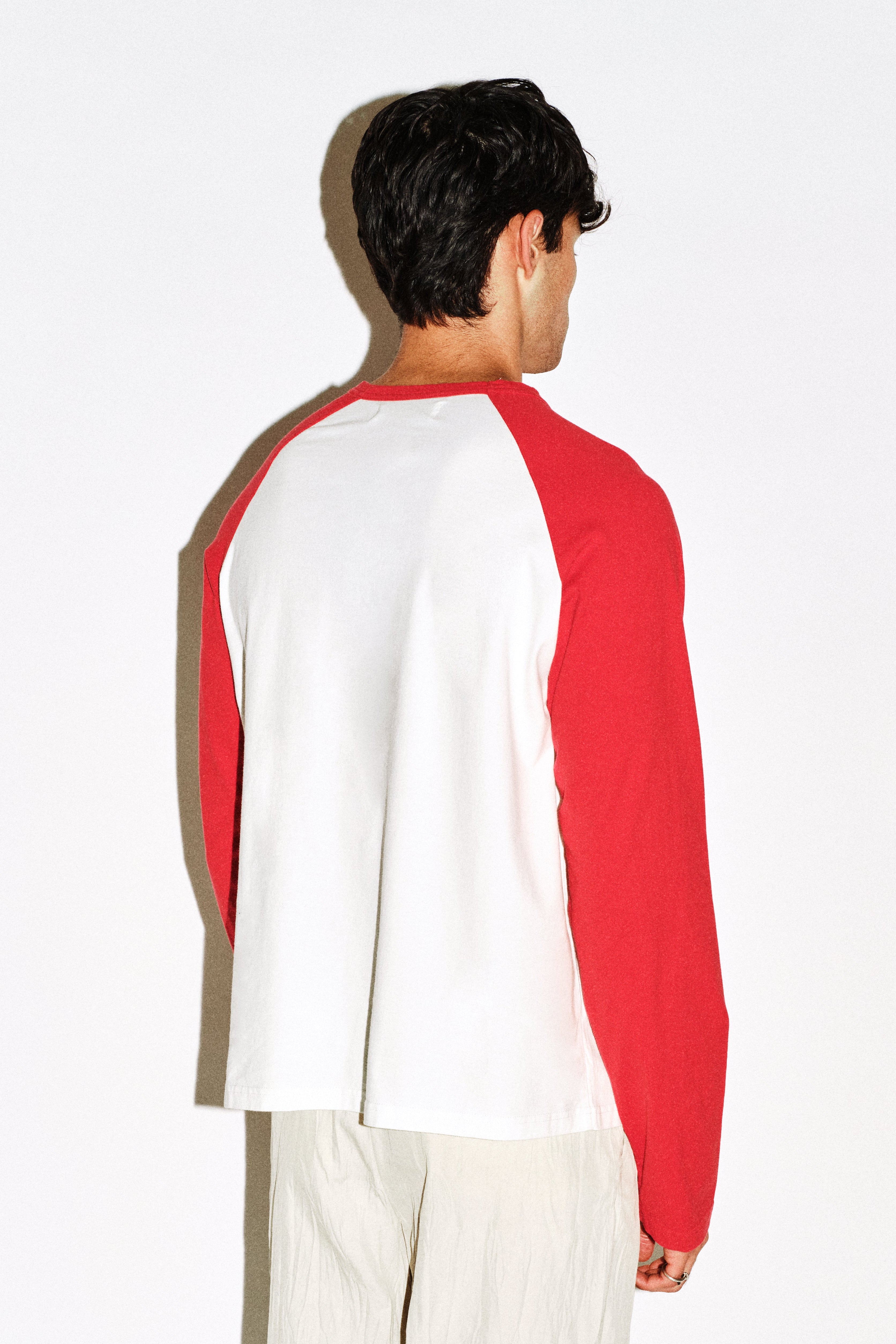 Sunfaded Red Raglan