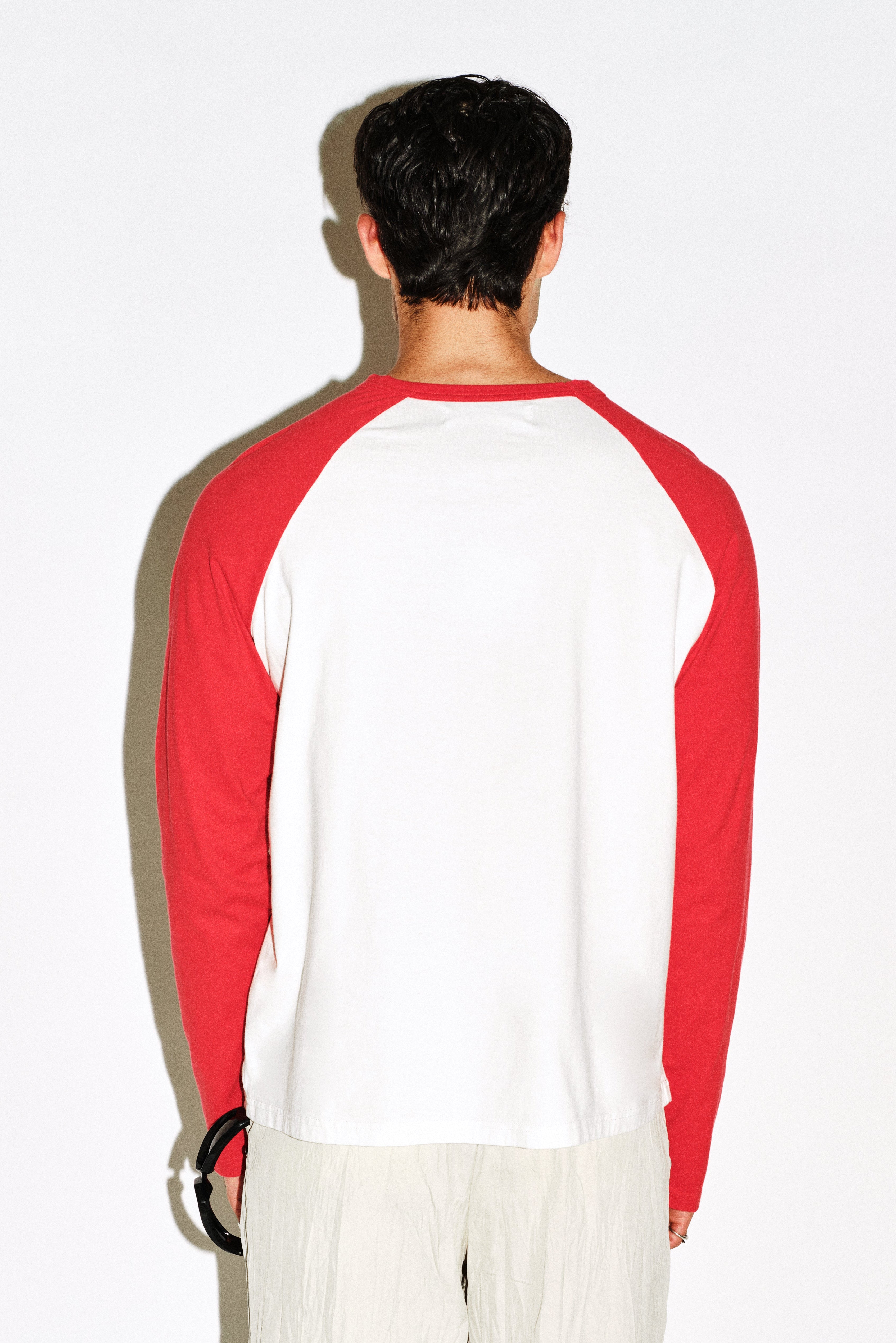 Sunfaded Red Raglan