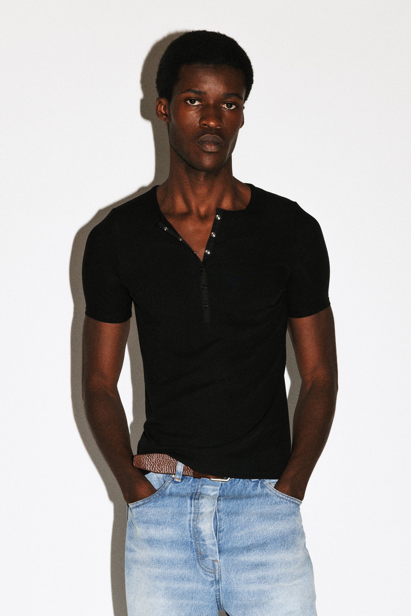 Pelt Short Sleeve Snap Henley – California Arts