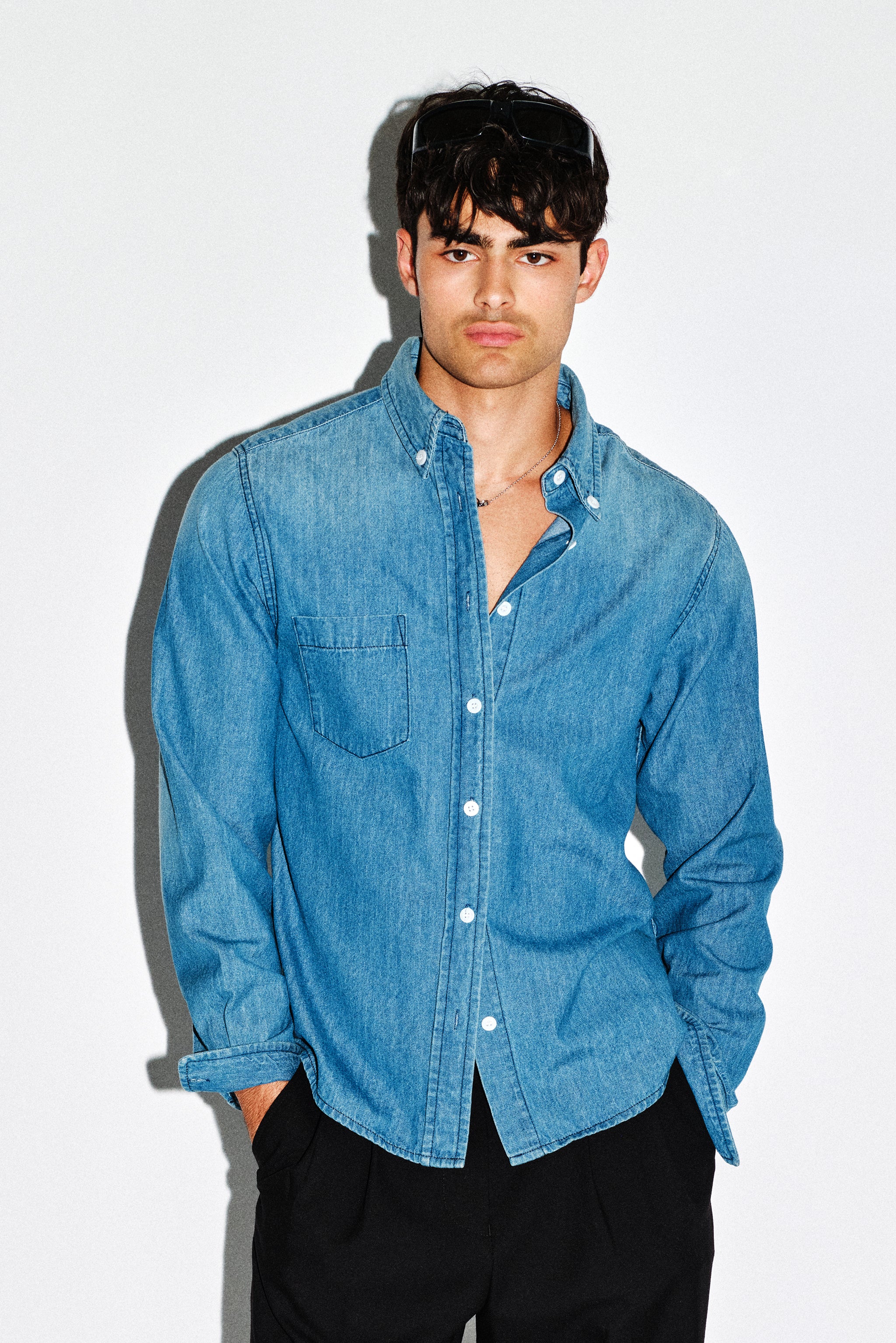 Vintage Blue Chambray