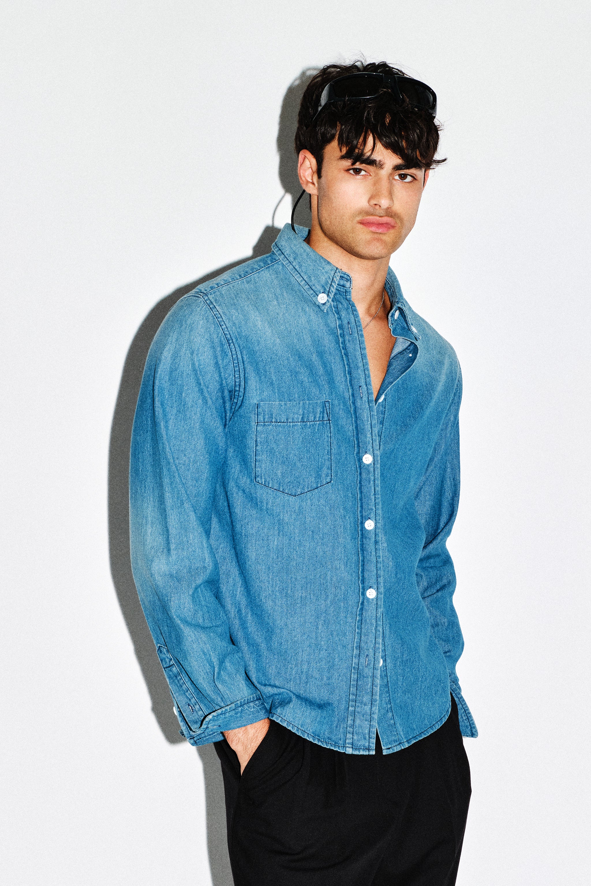 Vintage Blue Chambray