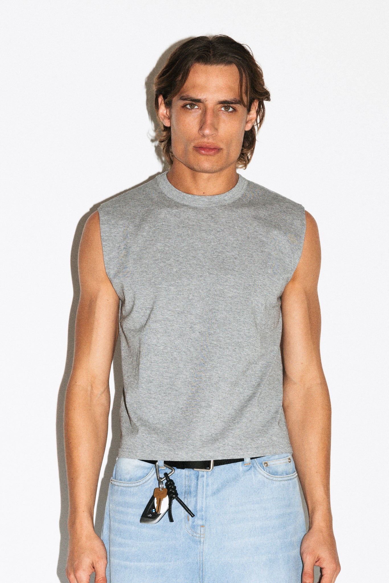 Fargo Baby Muscle Tank  |  Melange Grey
