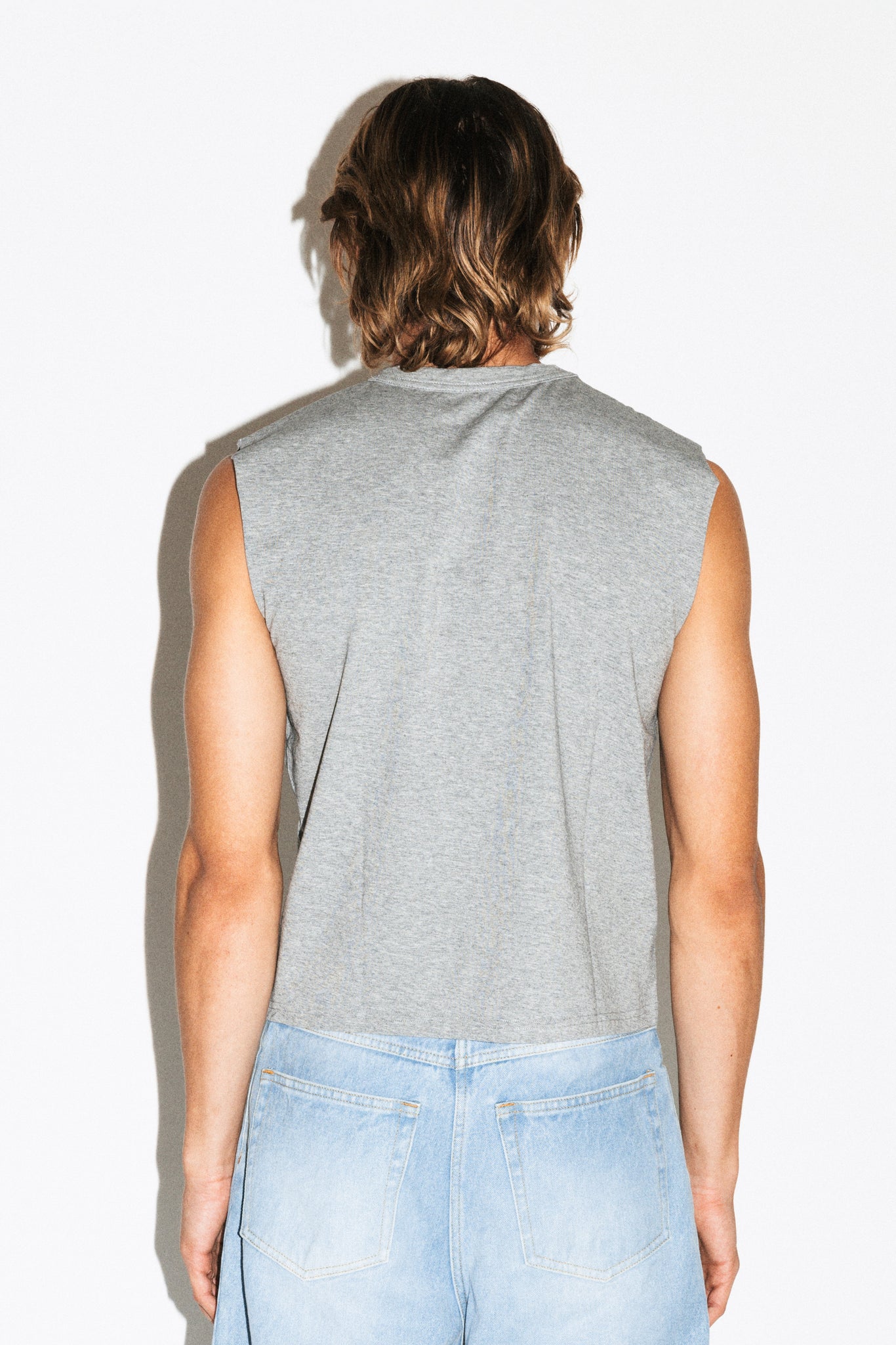 Fargo Baby Muscle Tank  |  Melange Grey