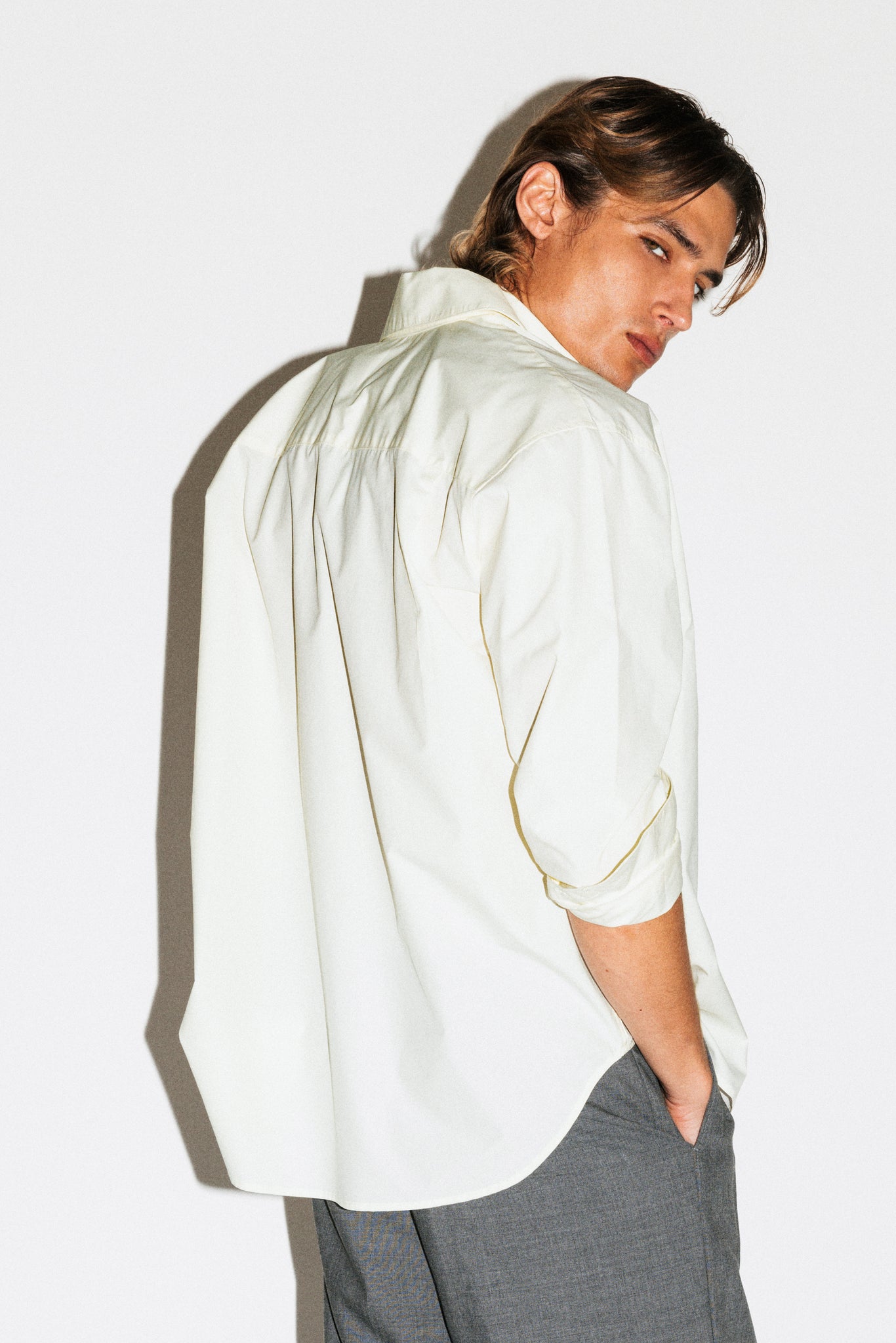 Del Mar Oversized Shirt  |  Cream